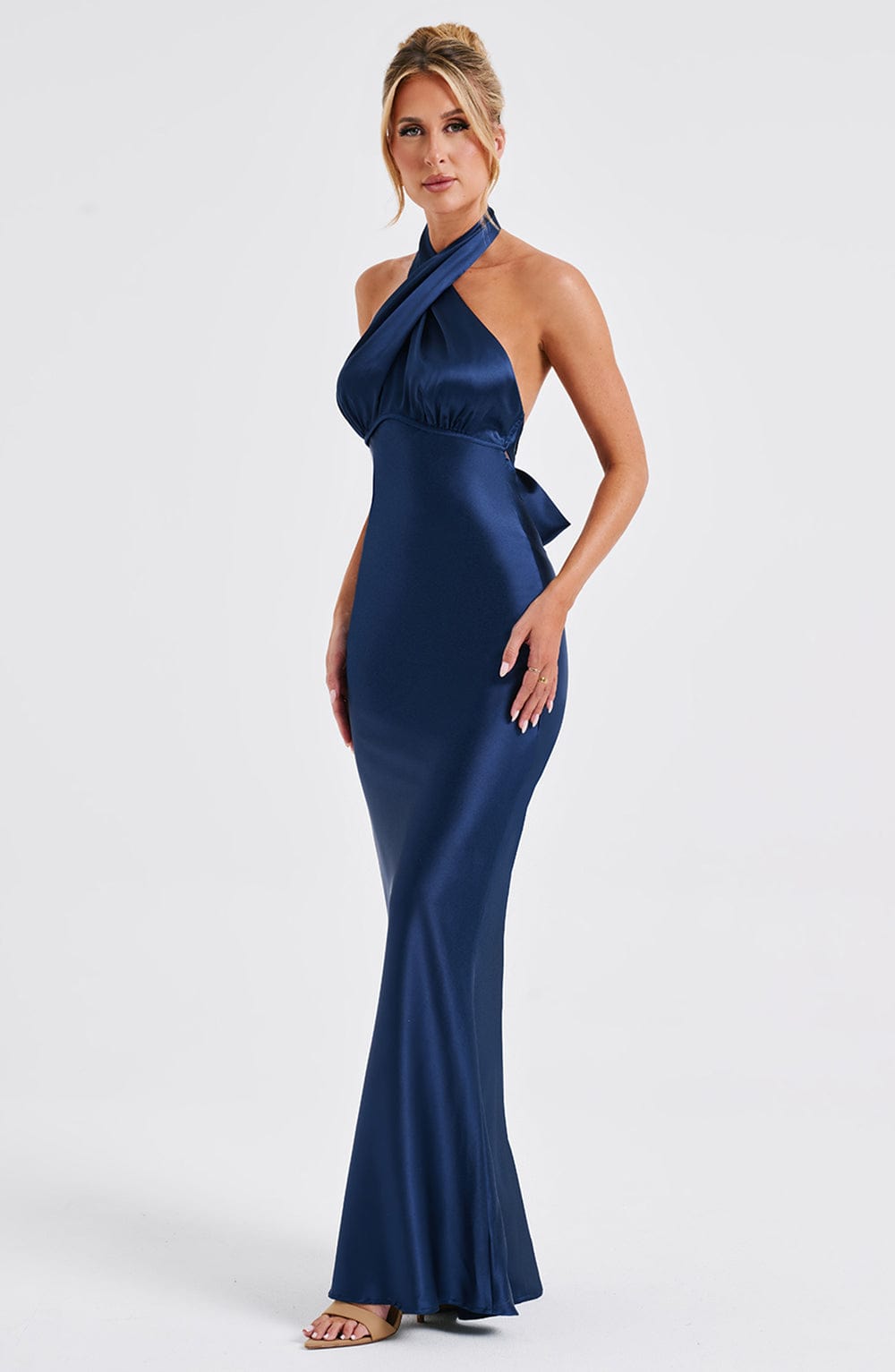 Dimitra Maxi Dress - Navy - Napalia