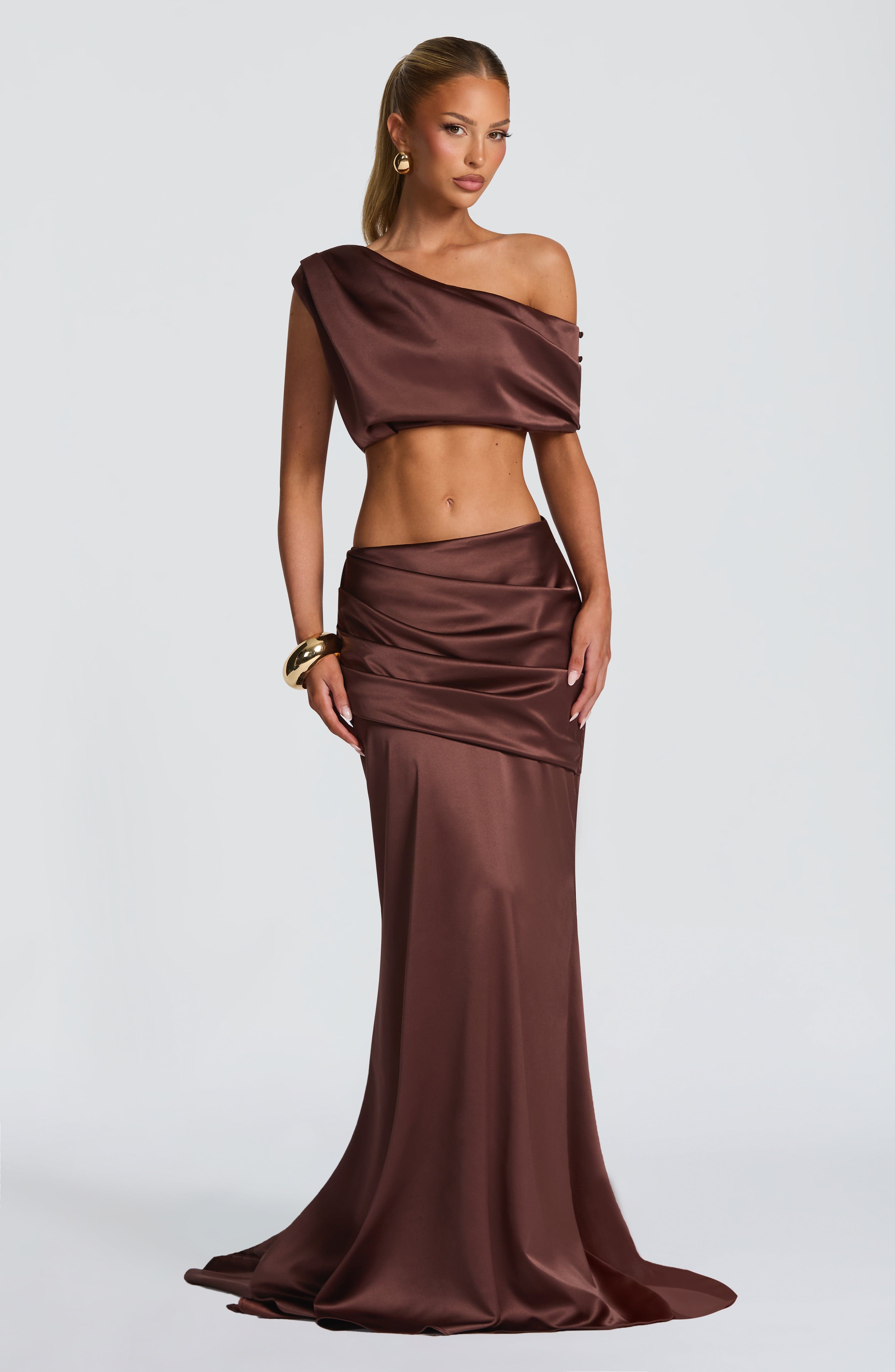 Edwina Top - Plum Brown - Napalia