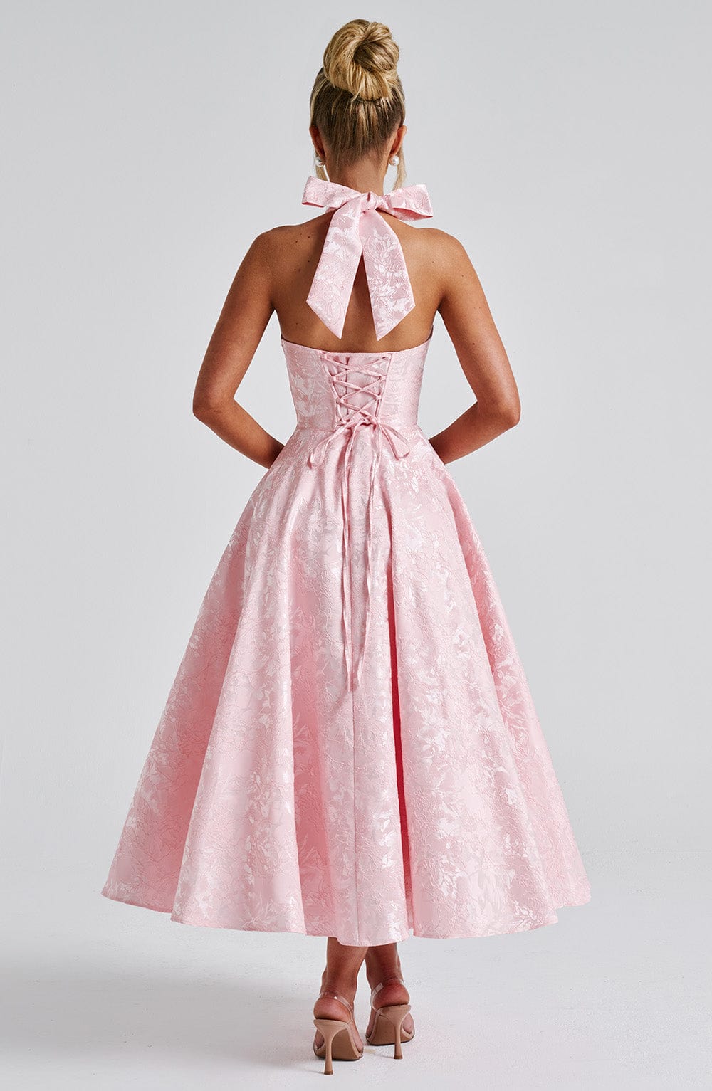 Effie Midi Dress - Blush - Napalia