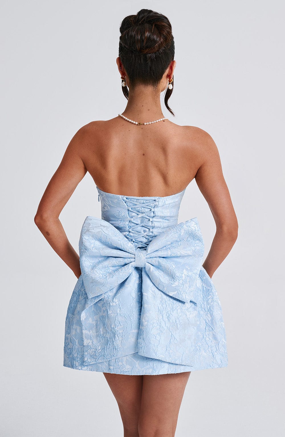 Elenora Mini Dress - Blue - Napalia