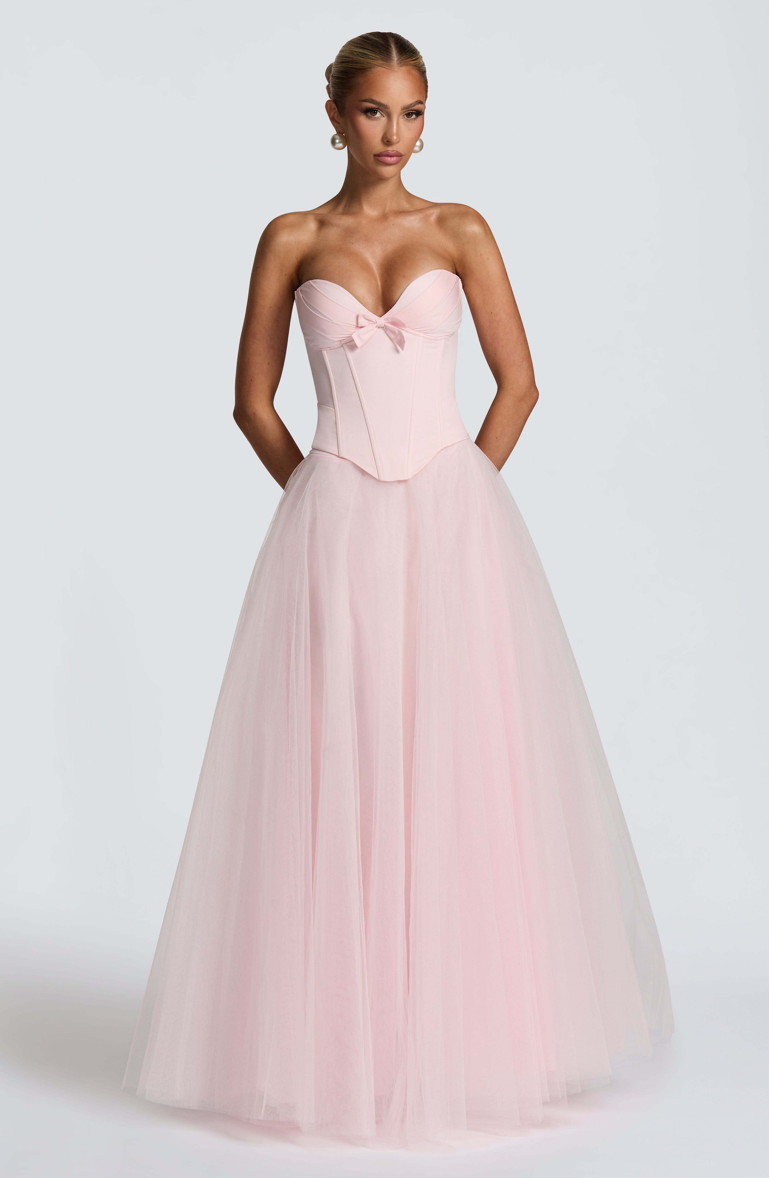 Ethel Maxi Skirt - Blush - Napalia