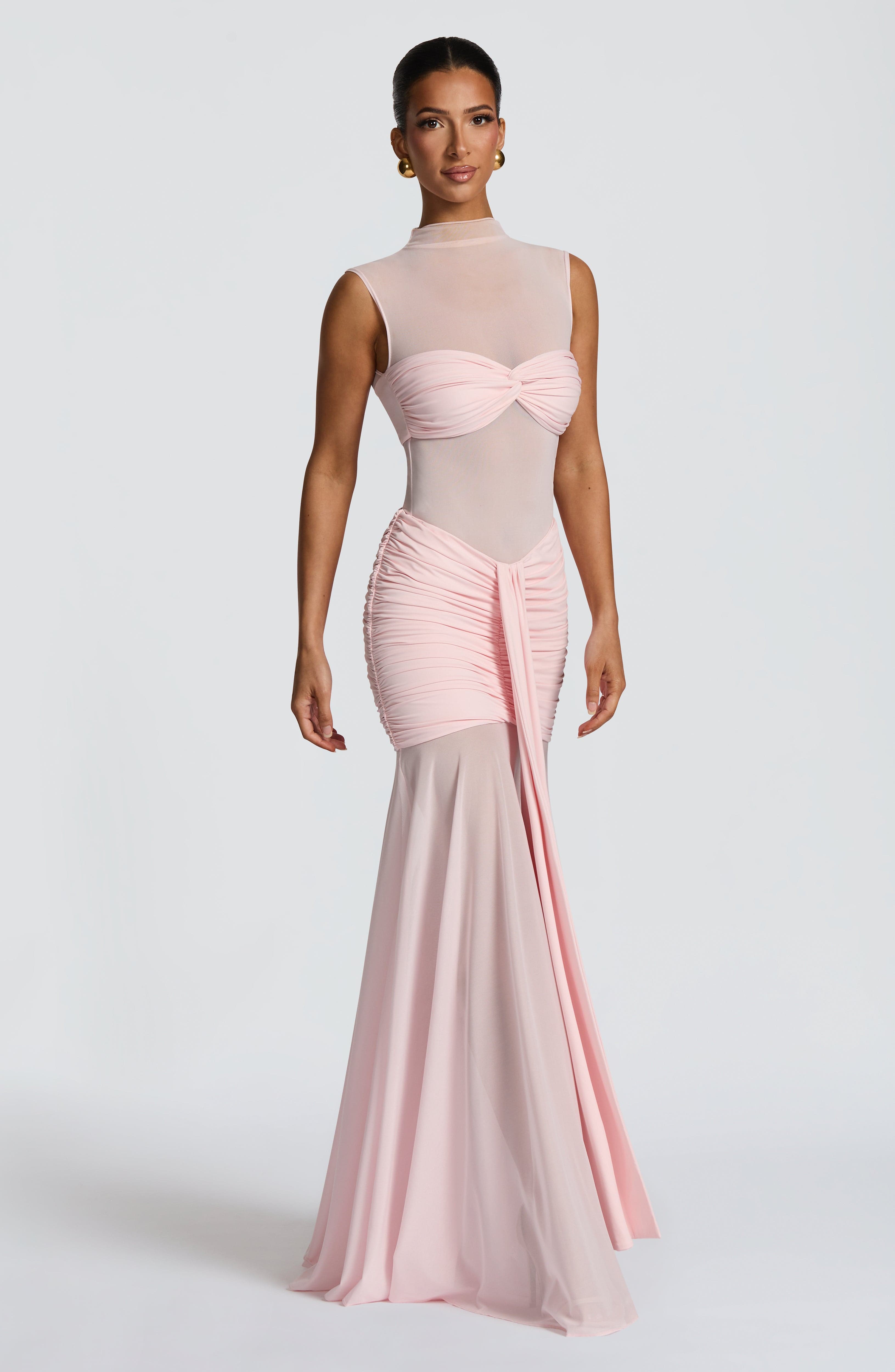 Fae Maxi Skirt - Blush - Napalia