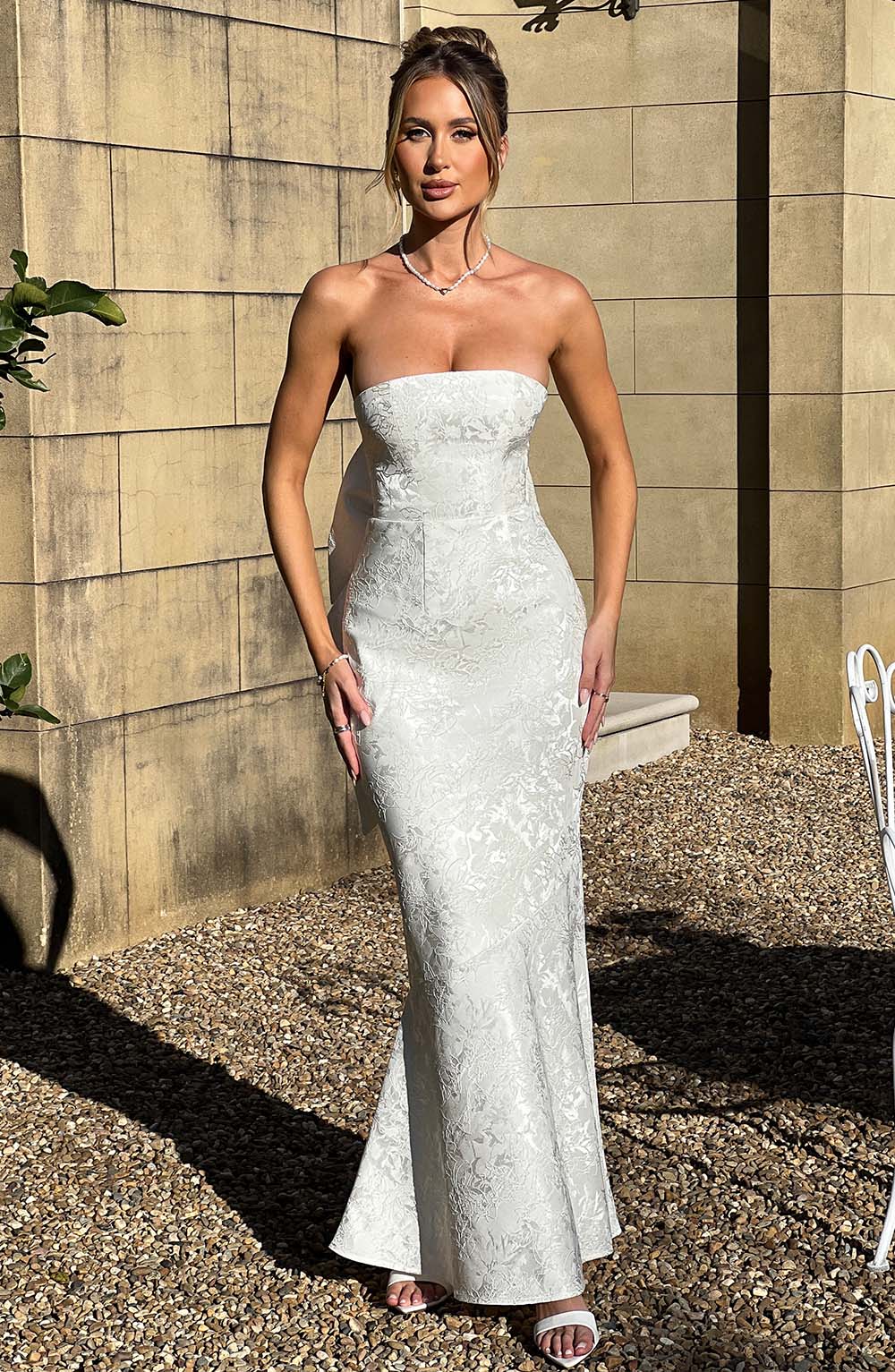 Felicity Maxi Dress - Ivory - Napalia