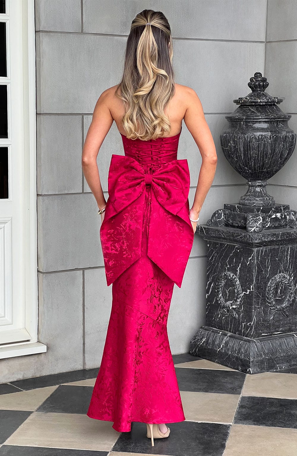 Felicity Maxi Dress - Red - Napalia