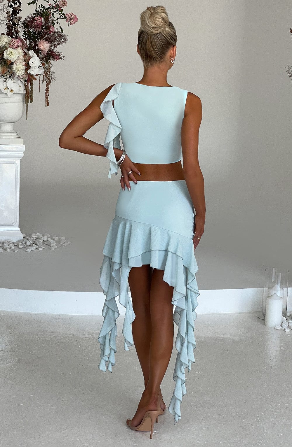 Ferna Mini Skirt - Mint - Napalia