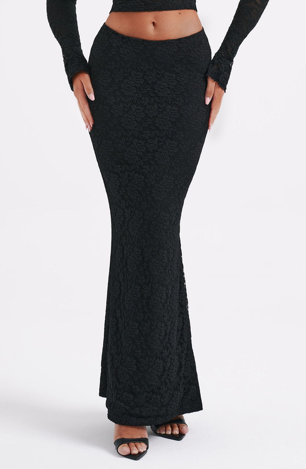 Fernanda Maxi Skirt - Black - Napalia