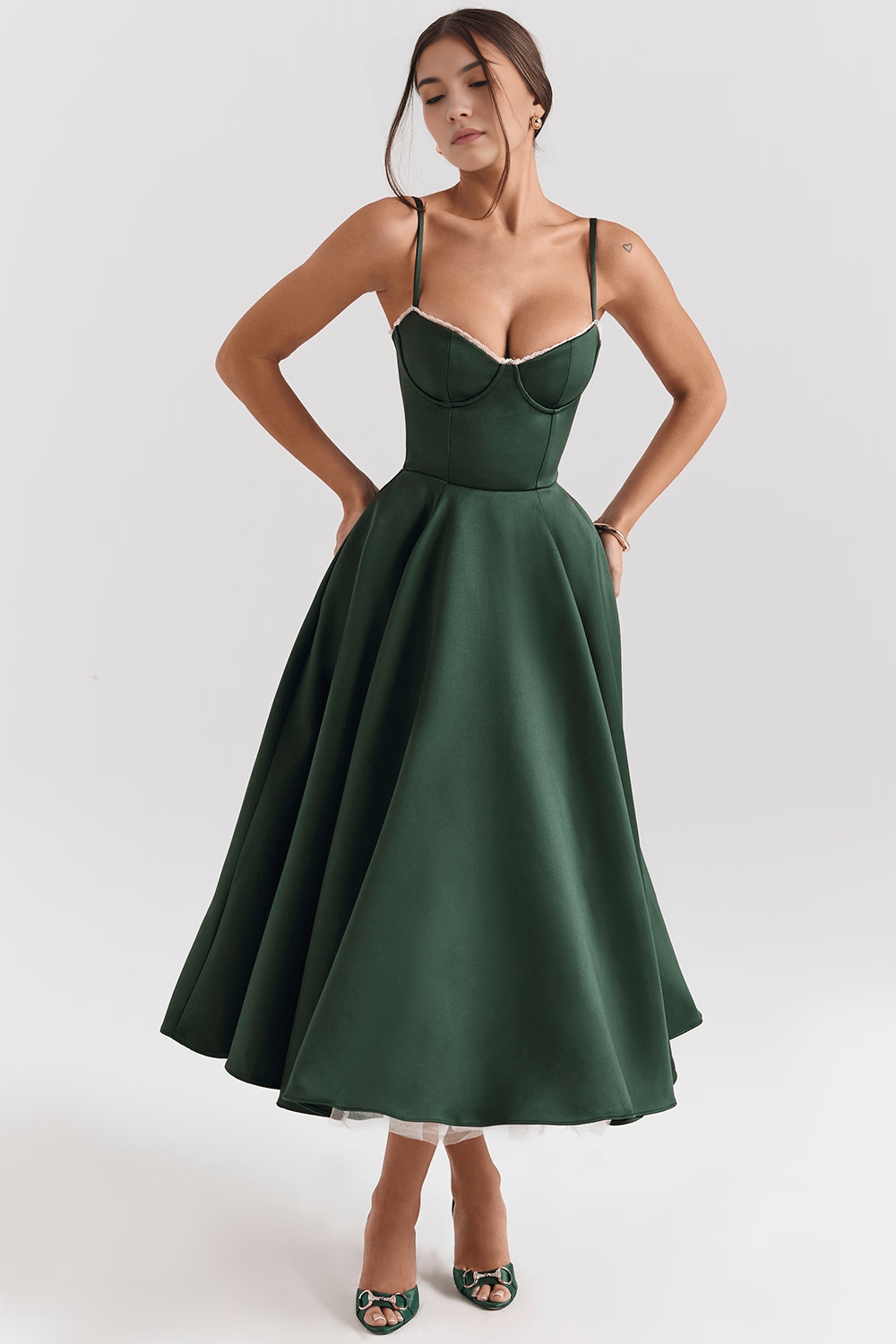 Cloe Midi Dress - Double Layer