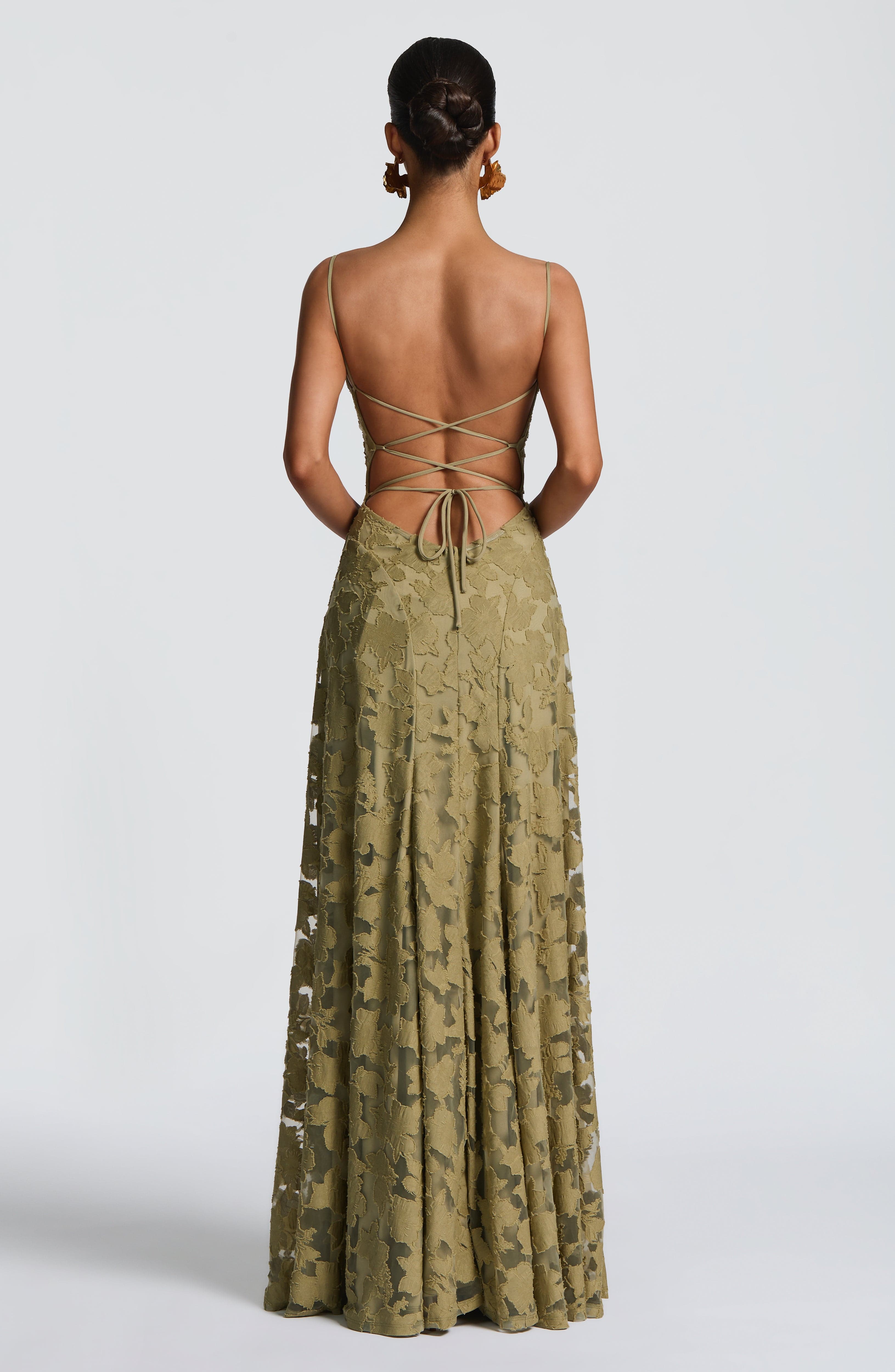 Francis Maxi Dress - Sage - Napalia