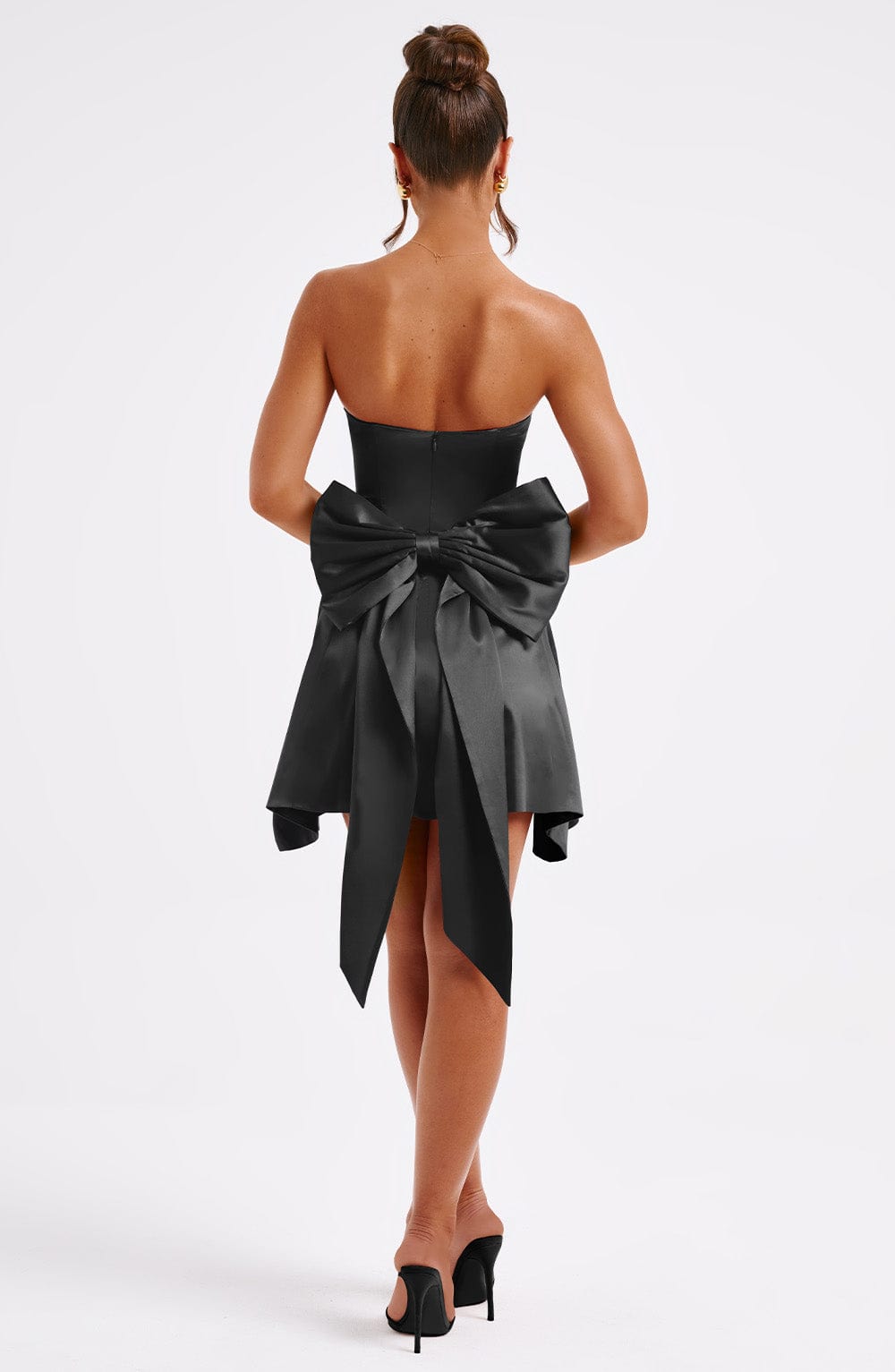 Freja Mini Dress - Black - Napalia