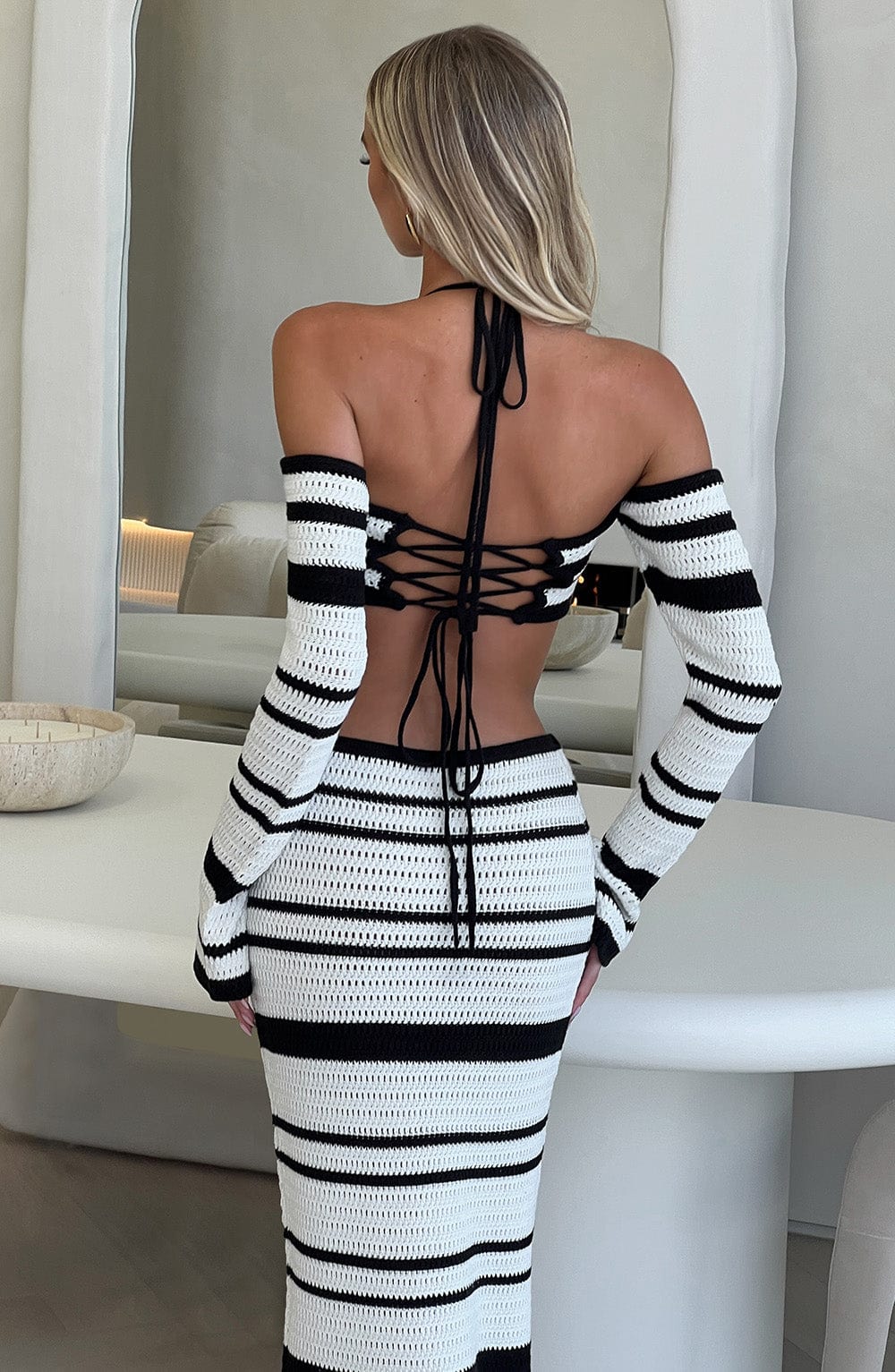 Georgia Top - Black/White - Napalia