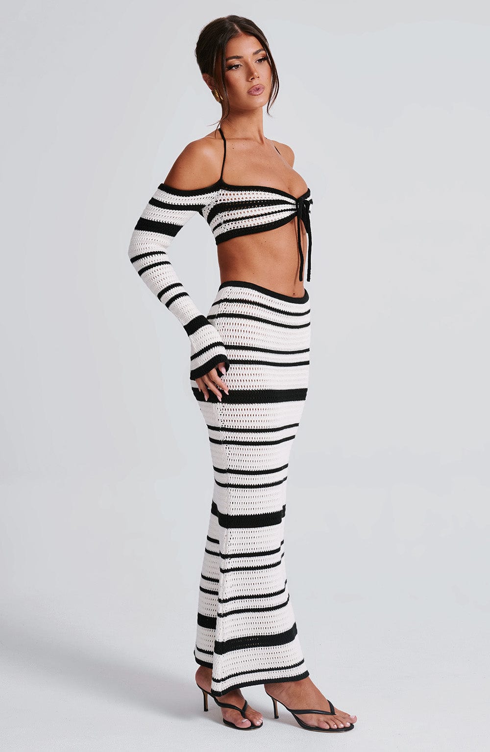 Georgia Top - Black/White - Napalia