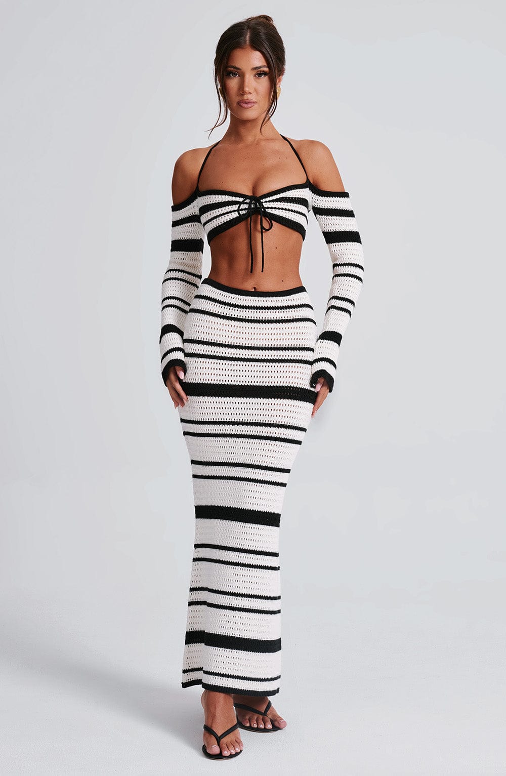 Georgia Top - Black/White - Napalia