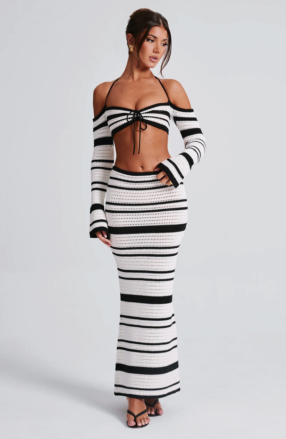 Georgia Top - Black/White - Napalia