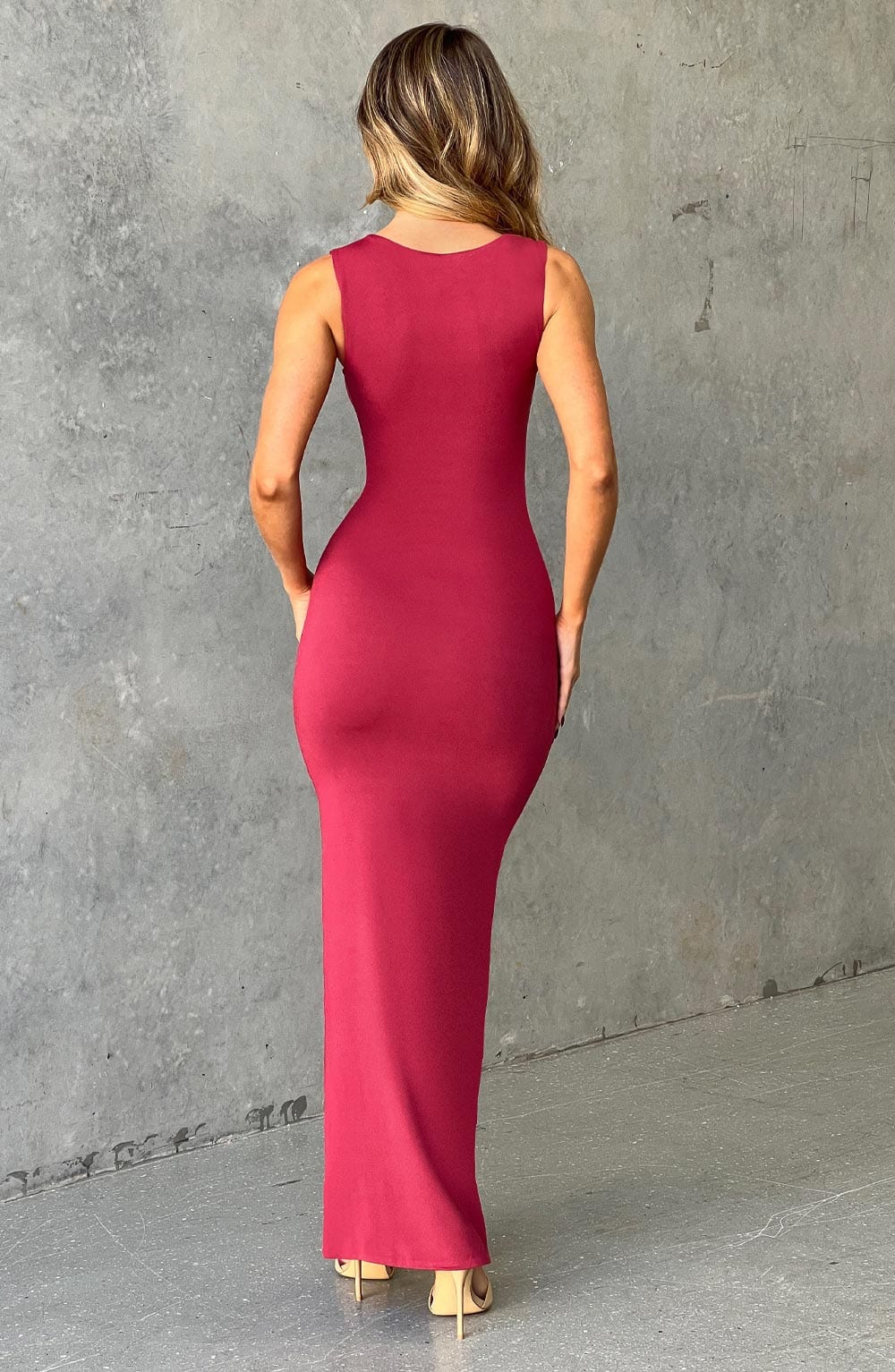 Hadley Maxi Dress - Cherry - Napalia