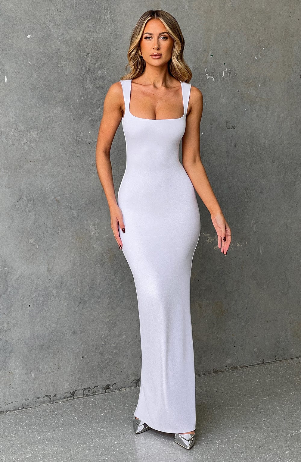 Hadley Maxi Dress - White - Napalia