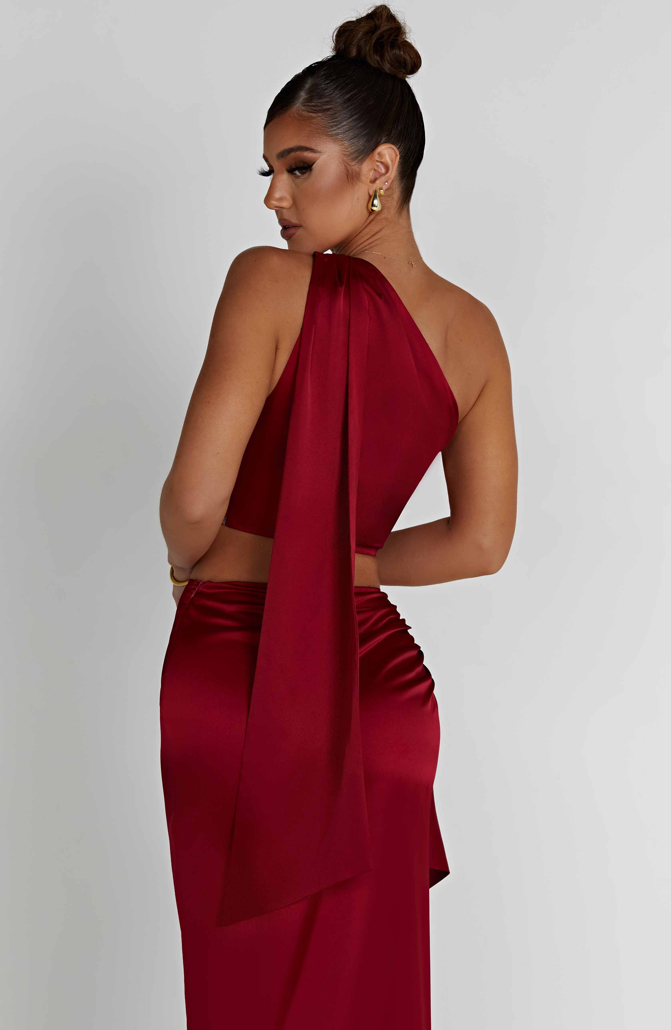 Halsey Top - Wine - Napalia