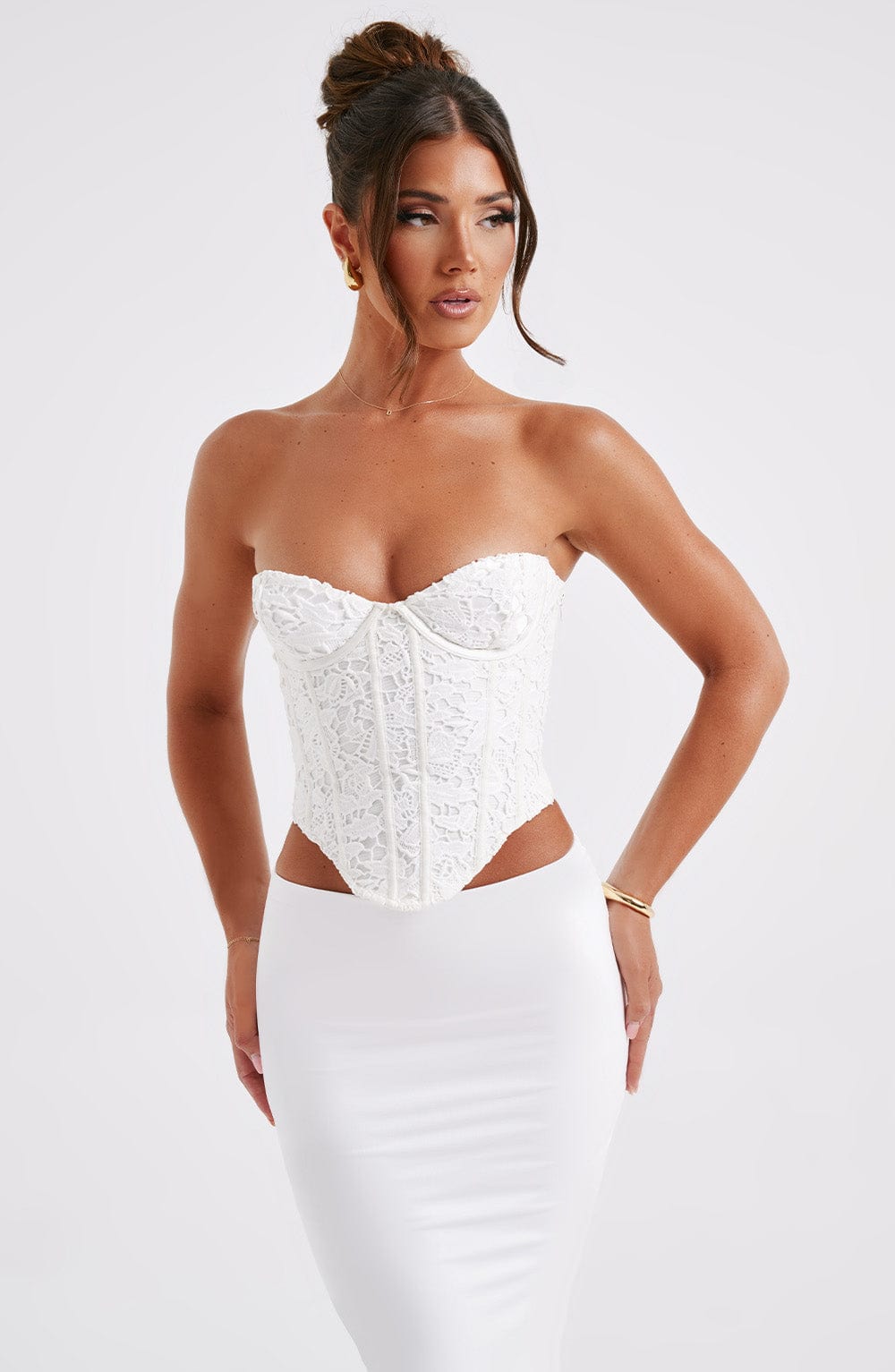 Harlow Corset - Ivory - Napalia