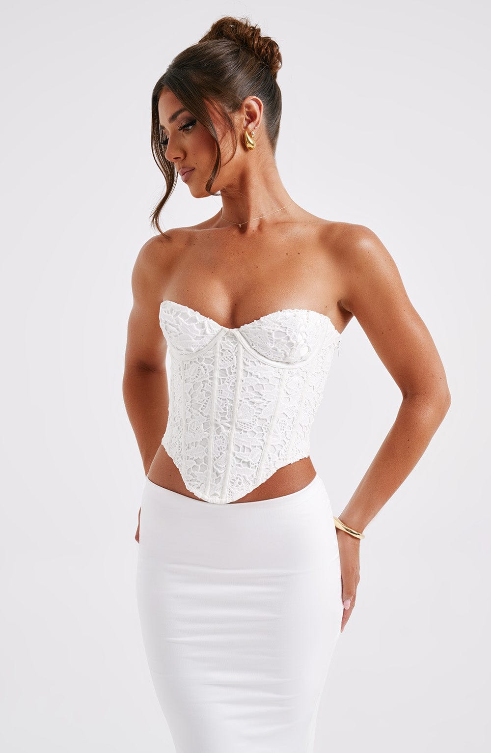 Harlow Corset - Ivory - Napalia