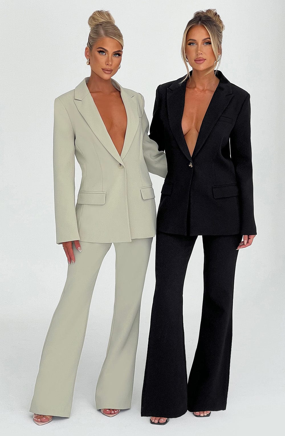 Hazel Suit Jacket - Sage - Napalia