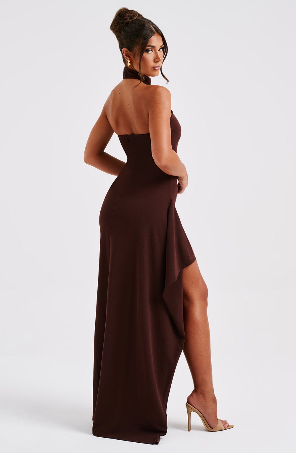 Isadora Maxi Dress - Chocolate - Napalia