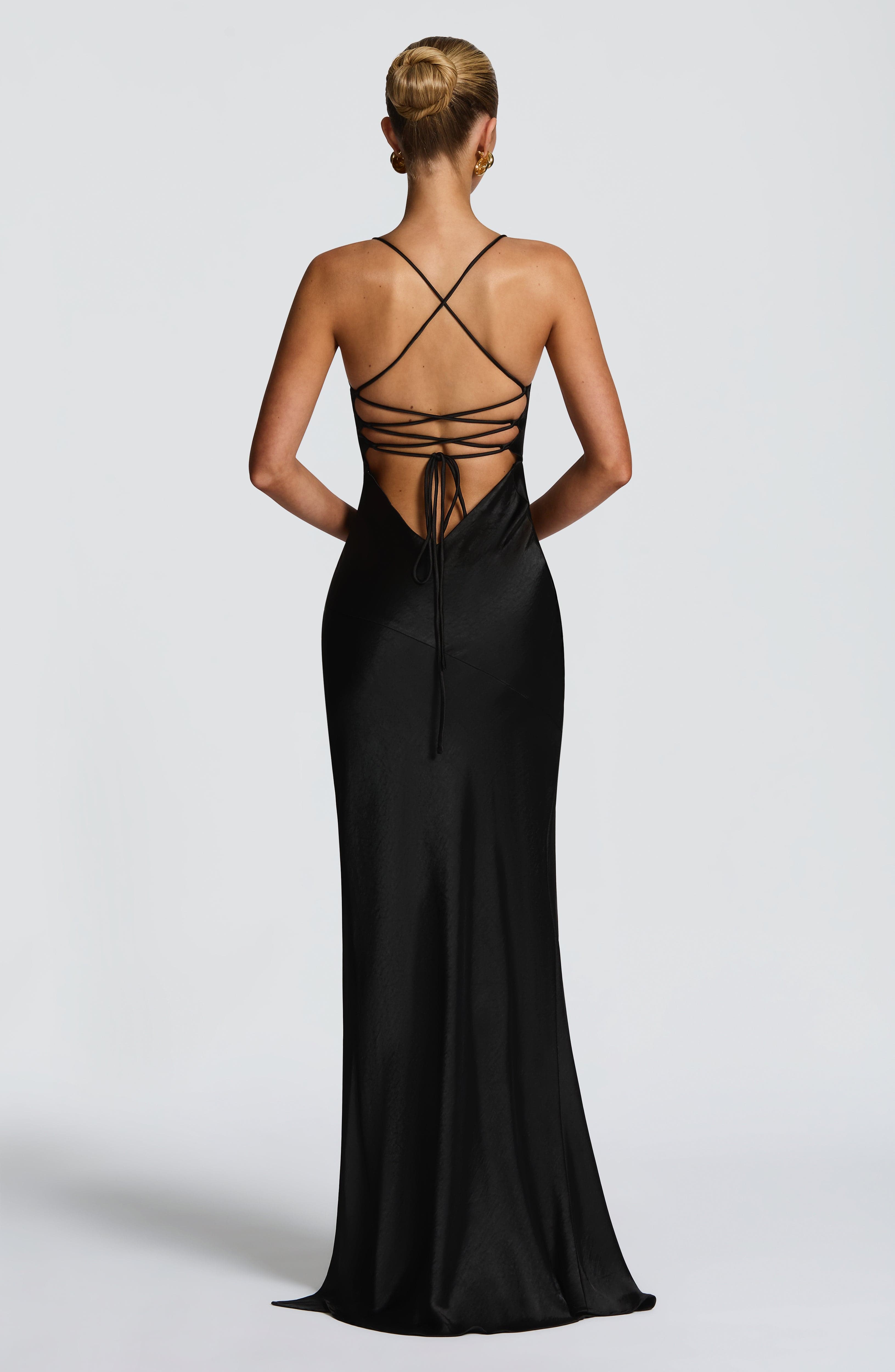 Isobel Maxi Dress - Black - Napalia