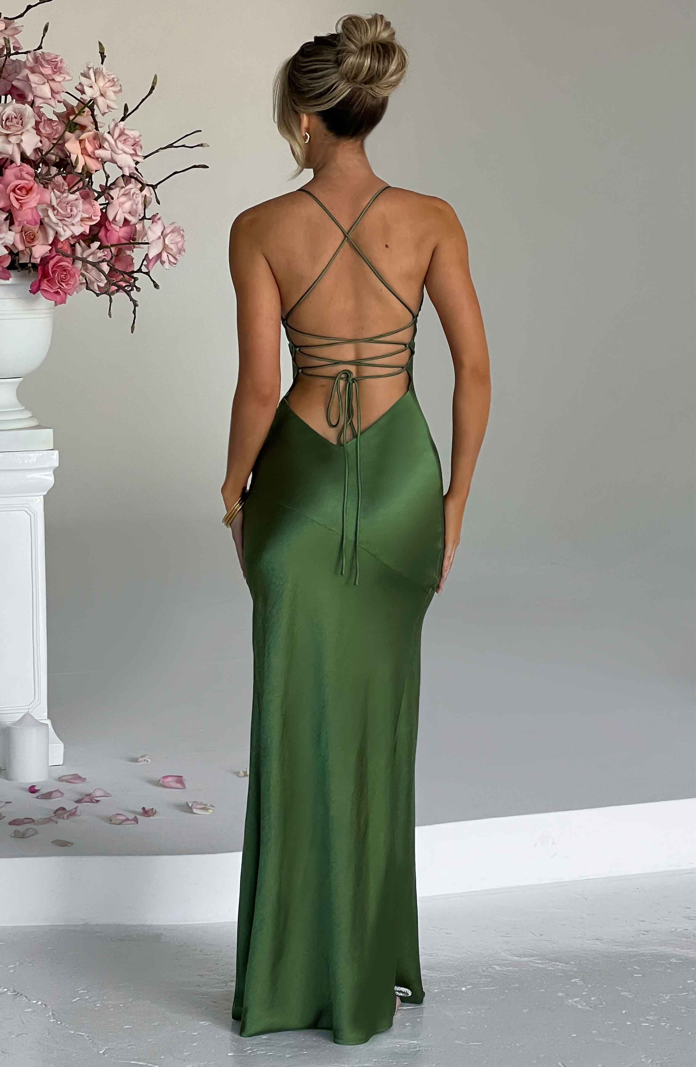 Isobel Maxi Dress - Emerald - Napalia