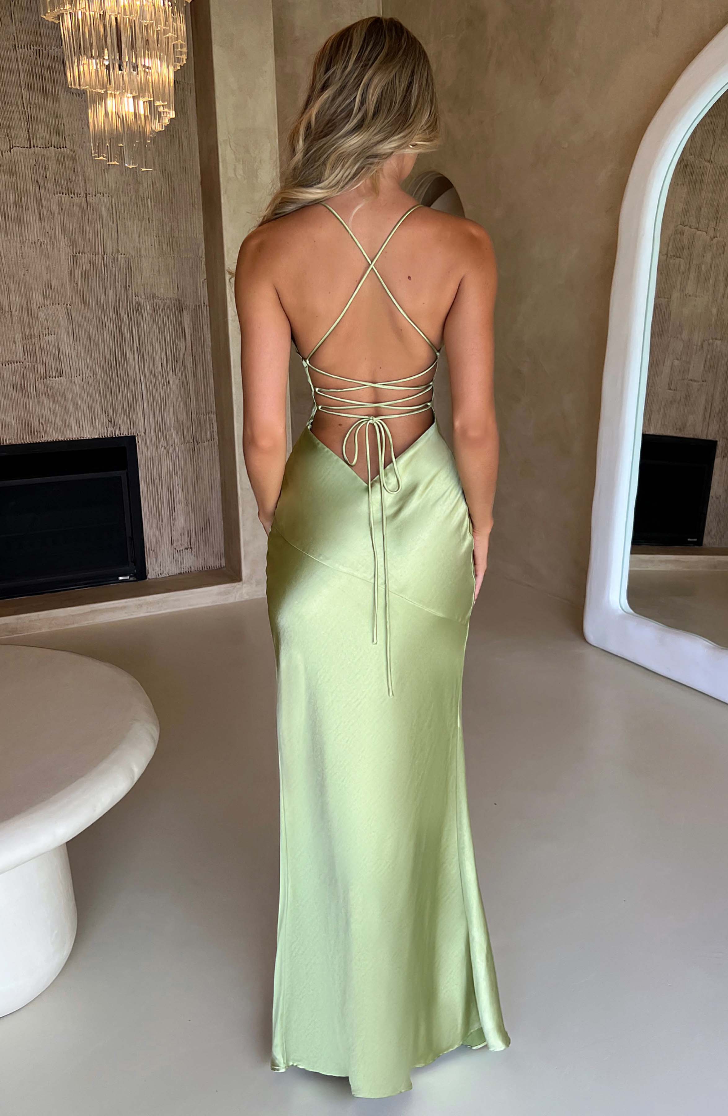 Isobel Maxi Dress - Sage - Napalia