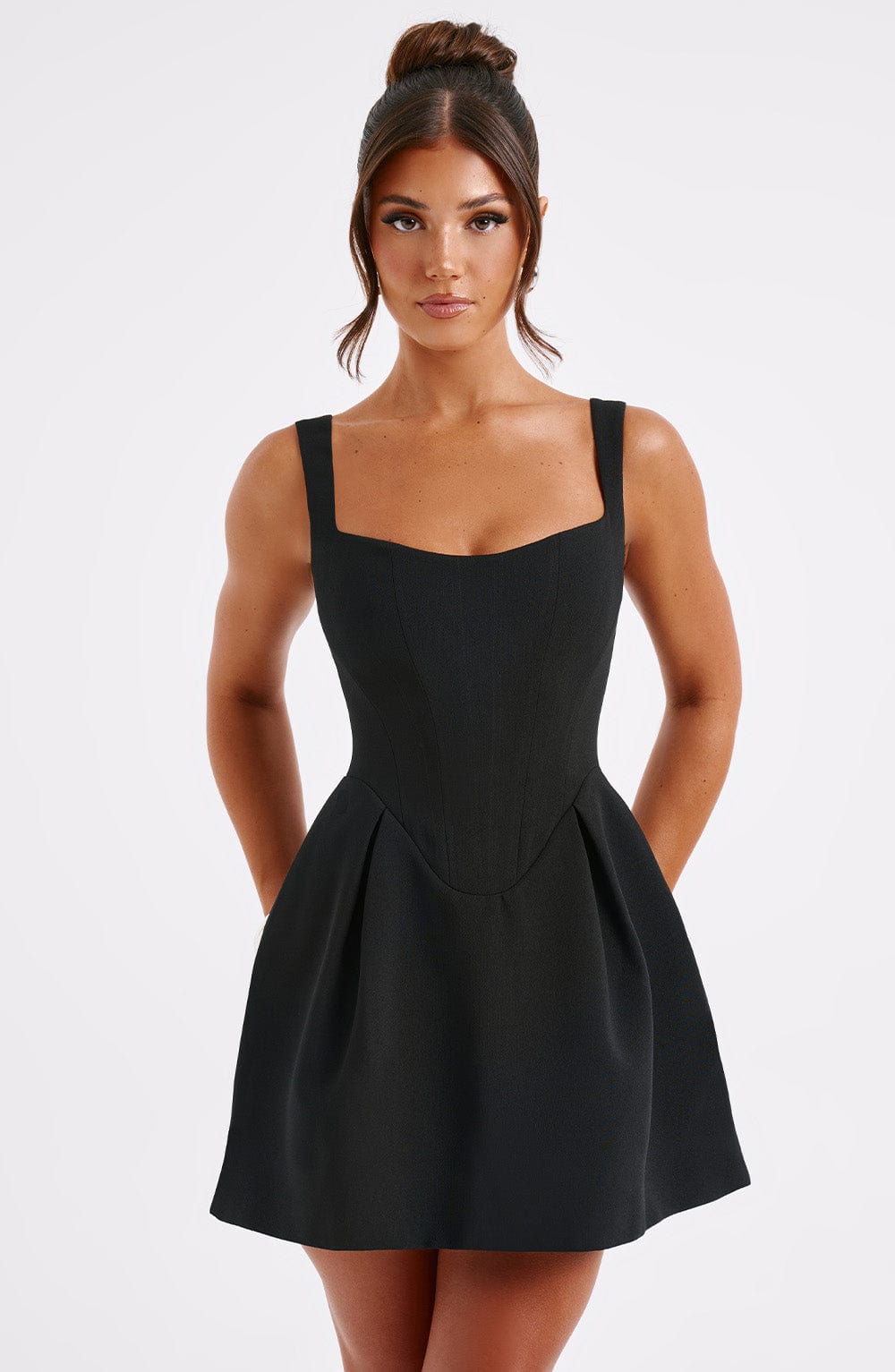 Janiyah Mini Dress - Black - Napalia