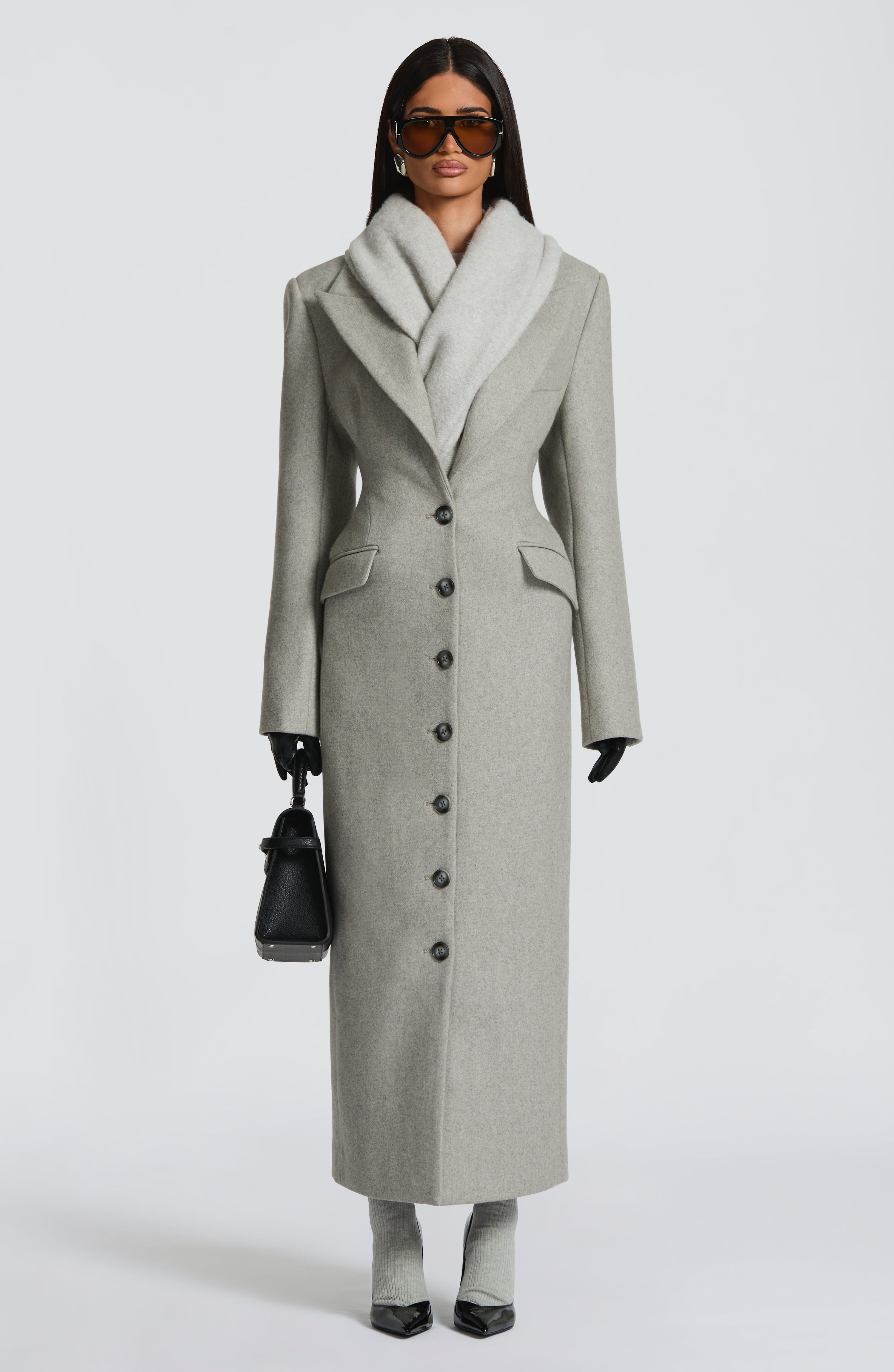 Jeanie Scarf - Light Grey - Napalia