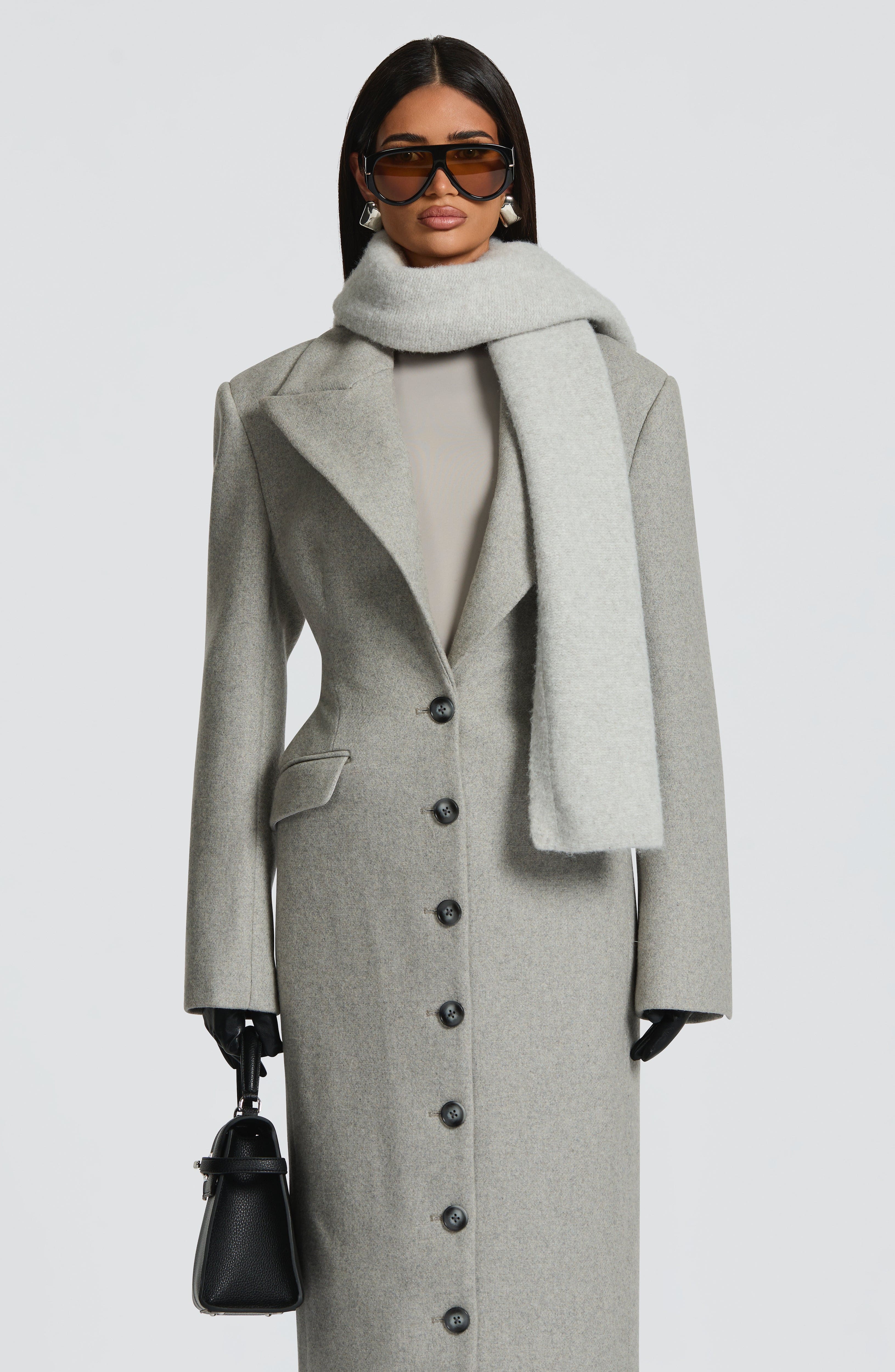 Jeanie Scarf - Light Grey - Napalia