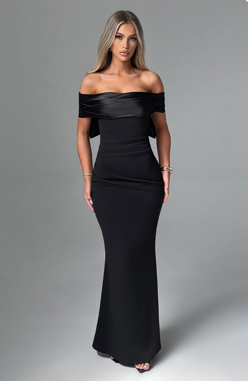Joanna Maxi Dress - Black - Napalia