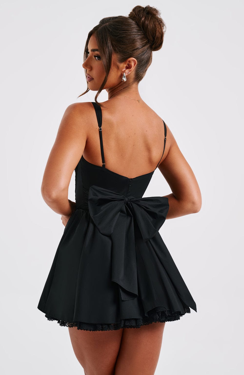 Josie Mini Dress - Black - Napalia