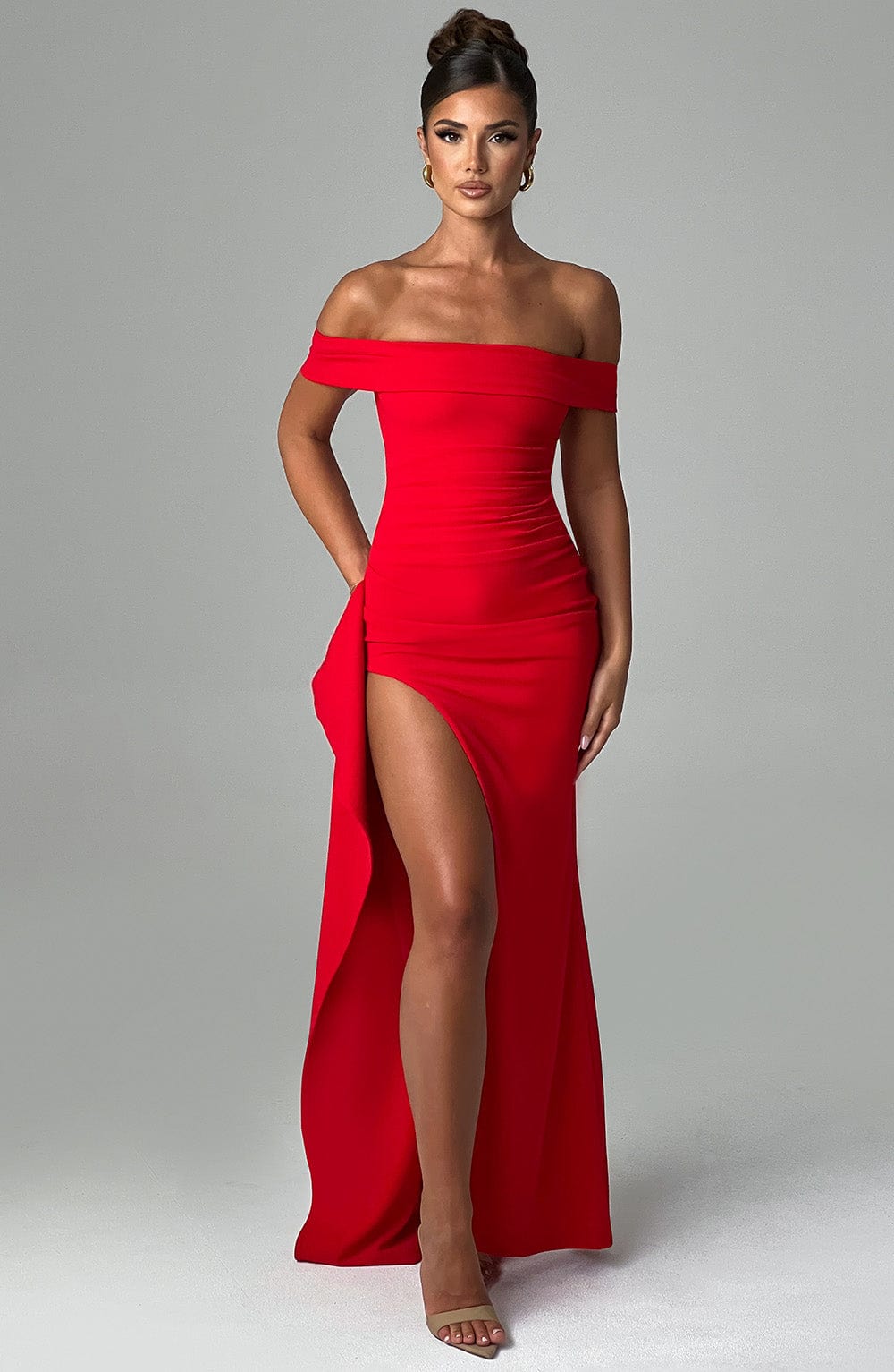 Joyce Maxi Dress - Red - Napalia