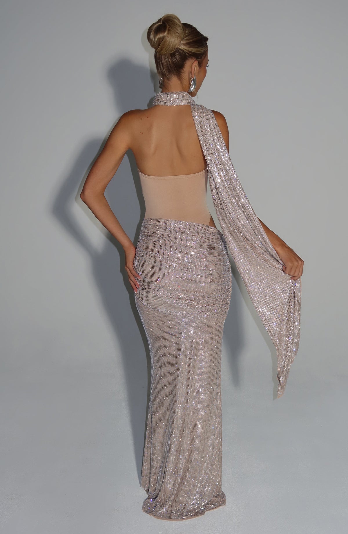 Kailani Maxi Dress - Nude - Napalia