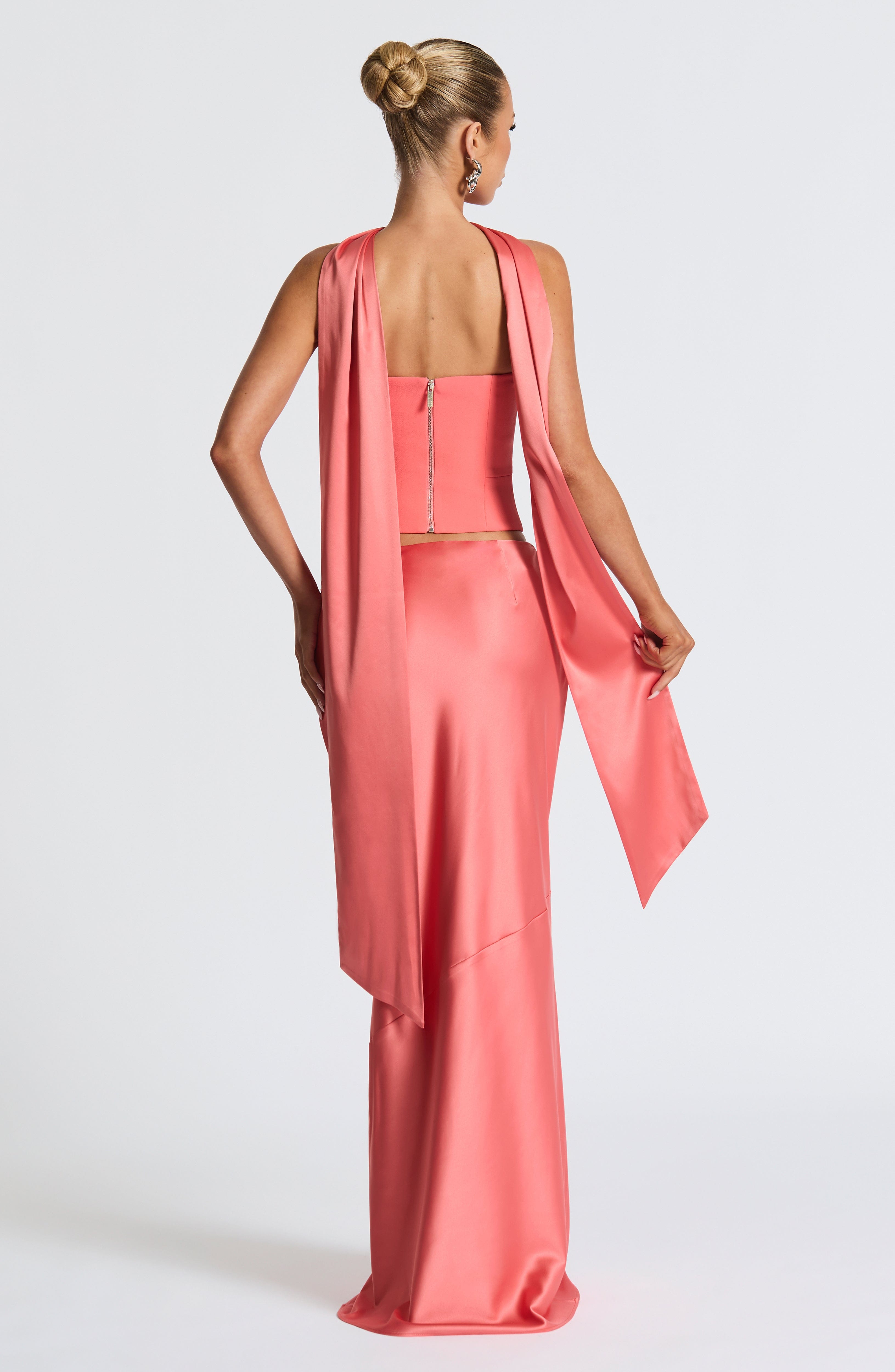 Kamiyah Corset - Coral Pink - Napalia