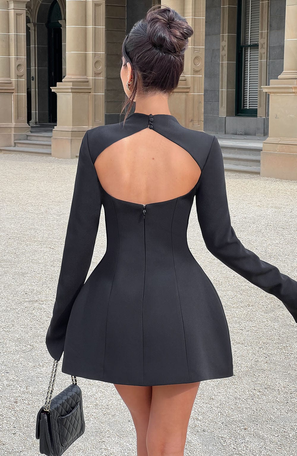 Kelly Mini Dress - Black - Napalia