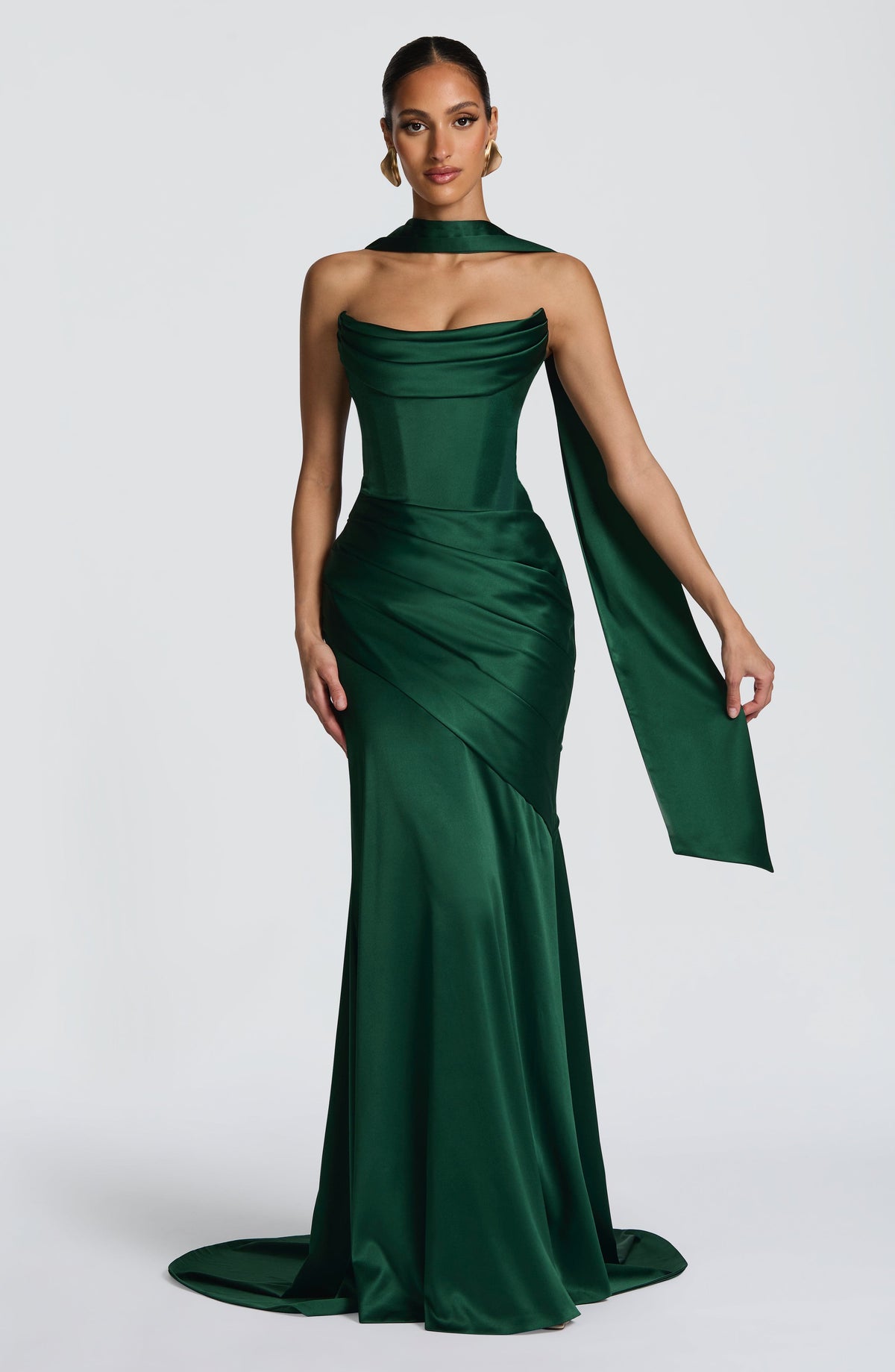Kensington Maxi Dress - Emerald - Napalia