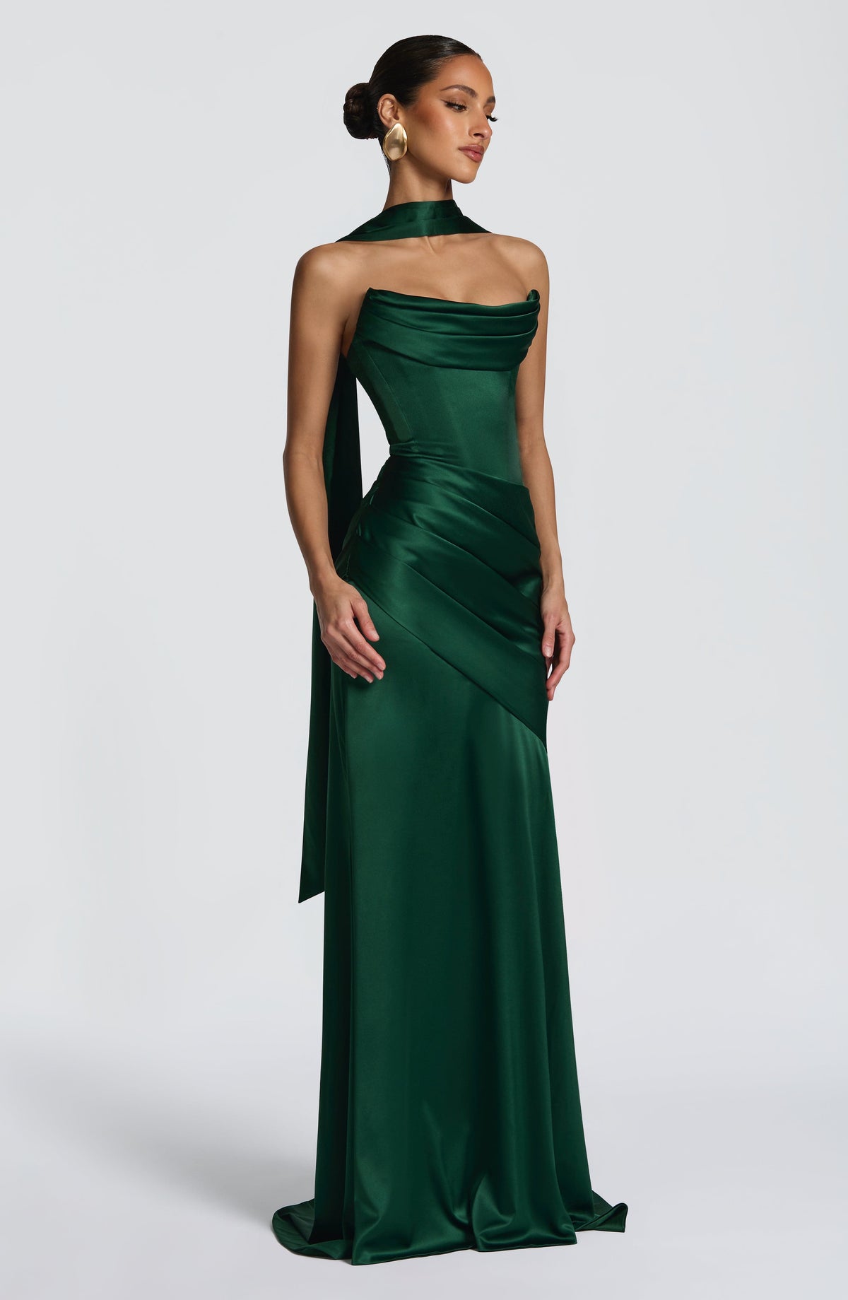 Kensington Maxi Dress - Emerald - Napalia