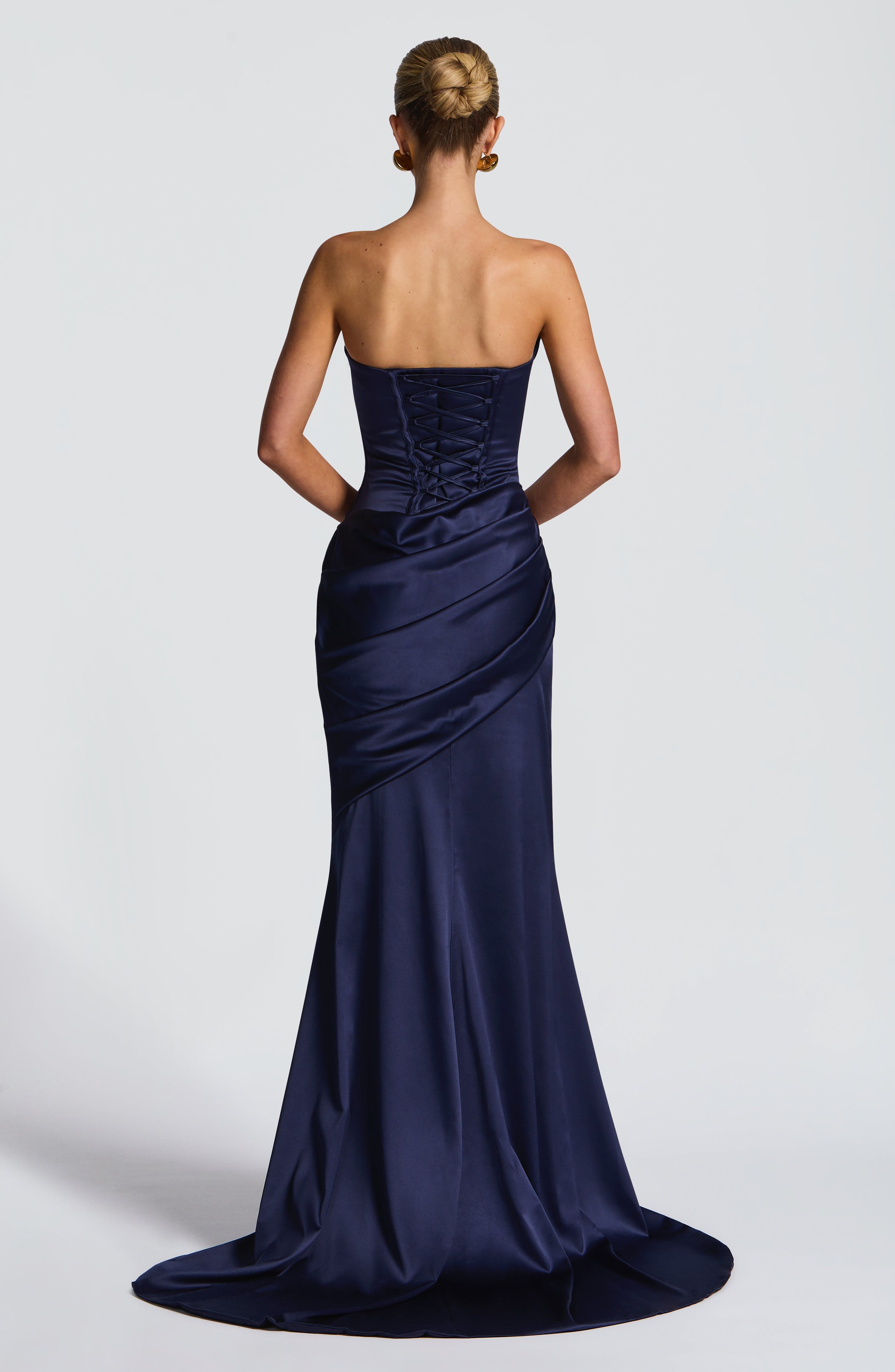 Kensington Maxi Dress - Navy - Napalia