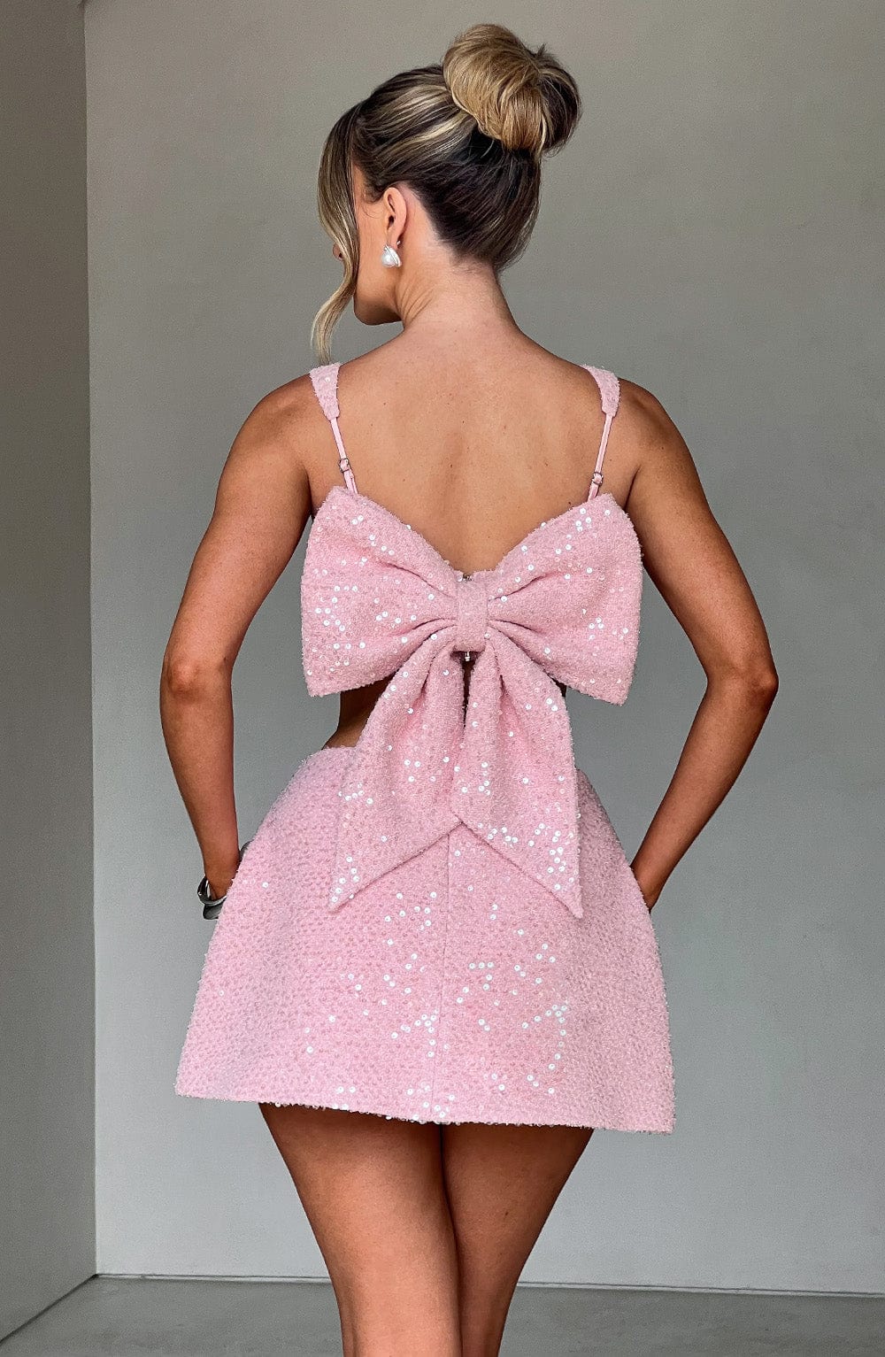 Kiri Mini Skirt - Blush - Napalia