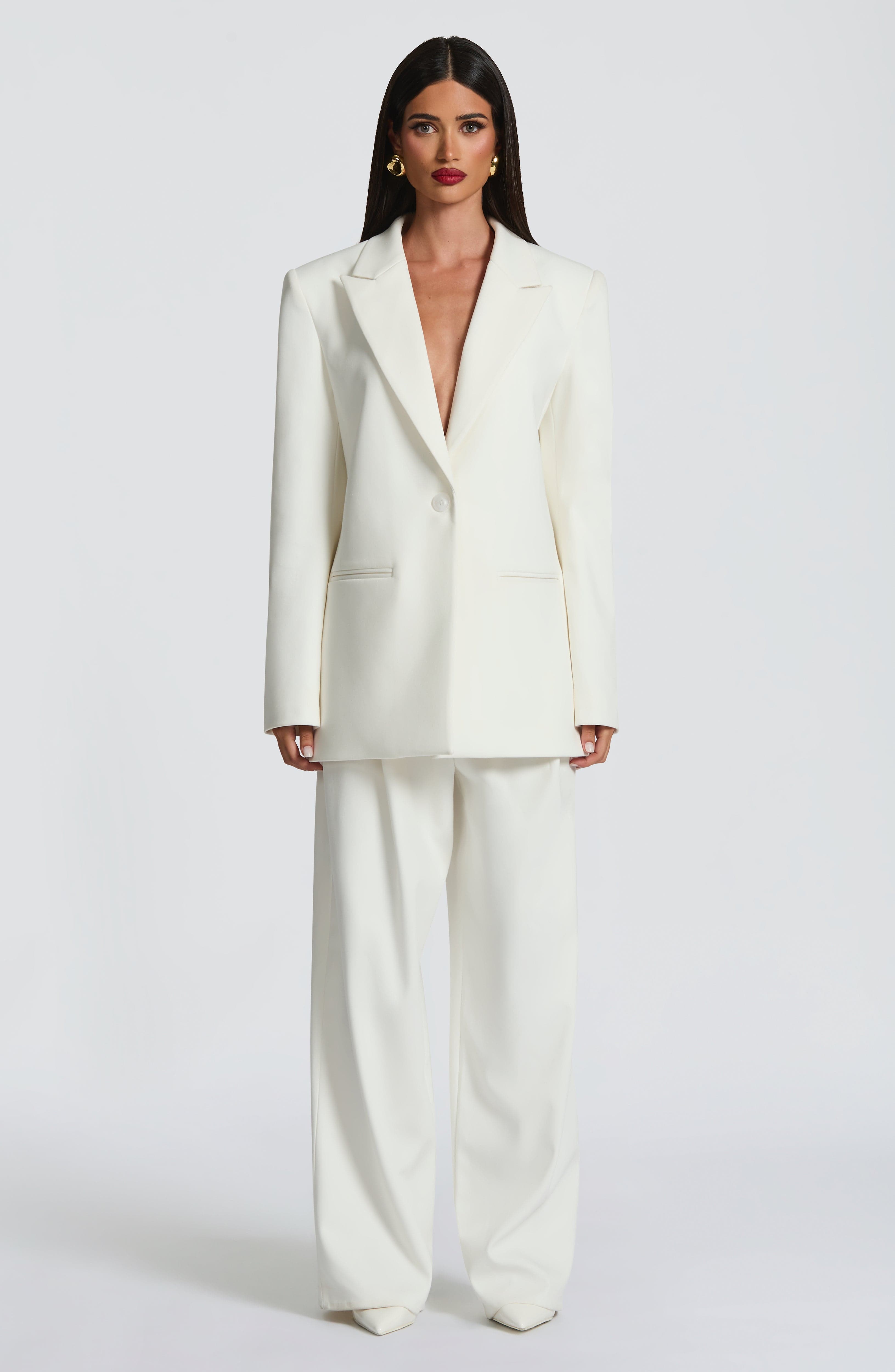 Kirsty Pants - Ivory - Napalia
