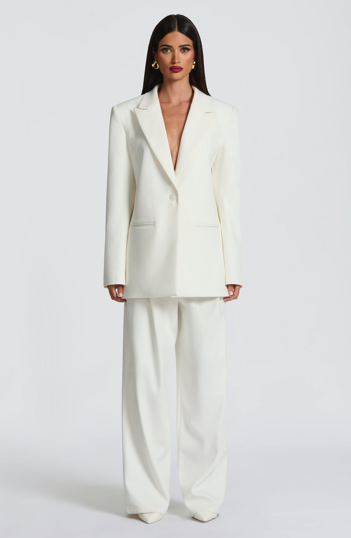 Kirsty Pants - Ivory - Napalia