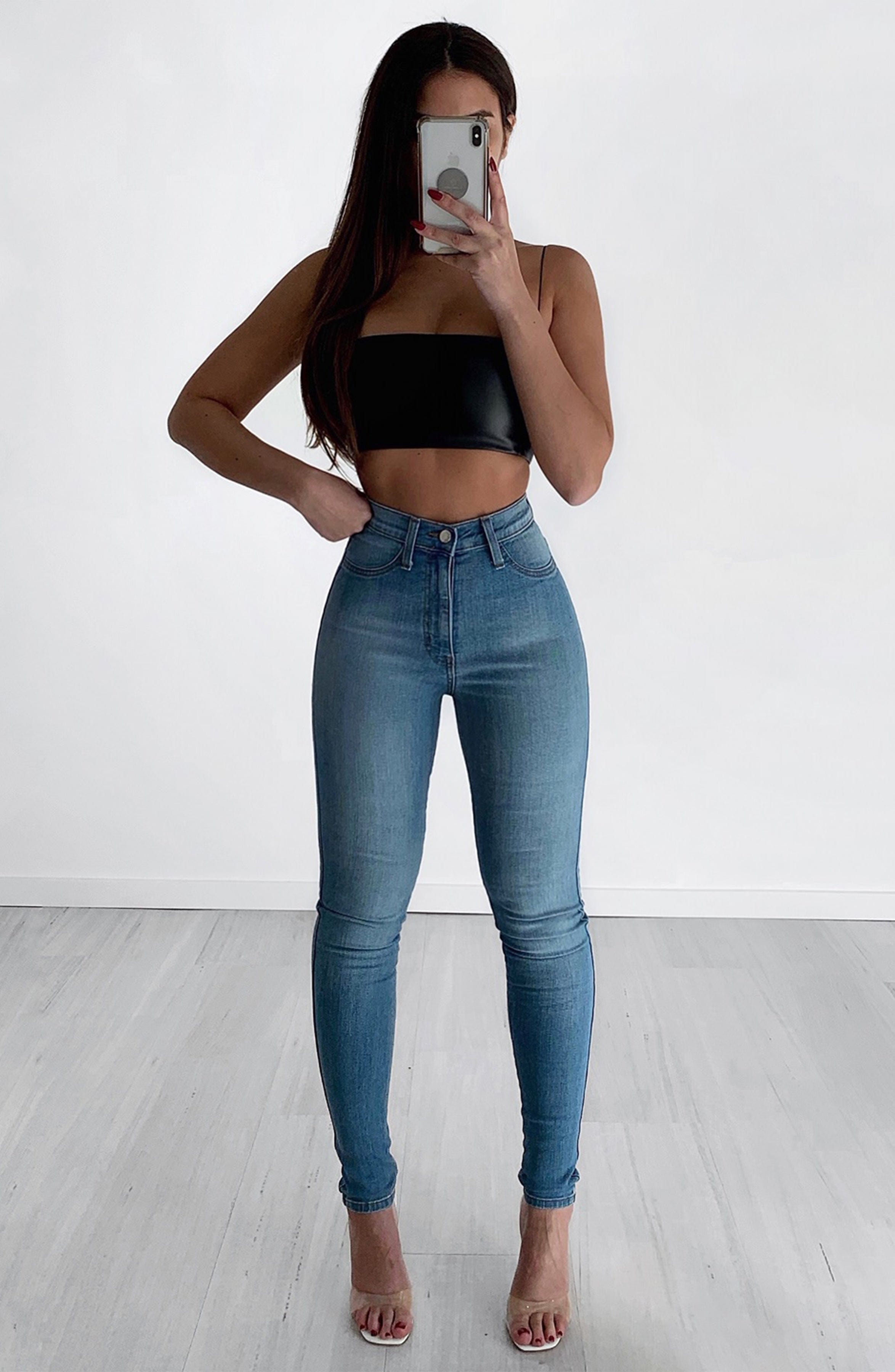 Kyla Jeans - Light Blue - Napalia