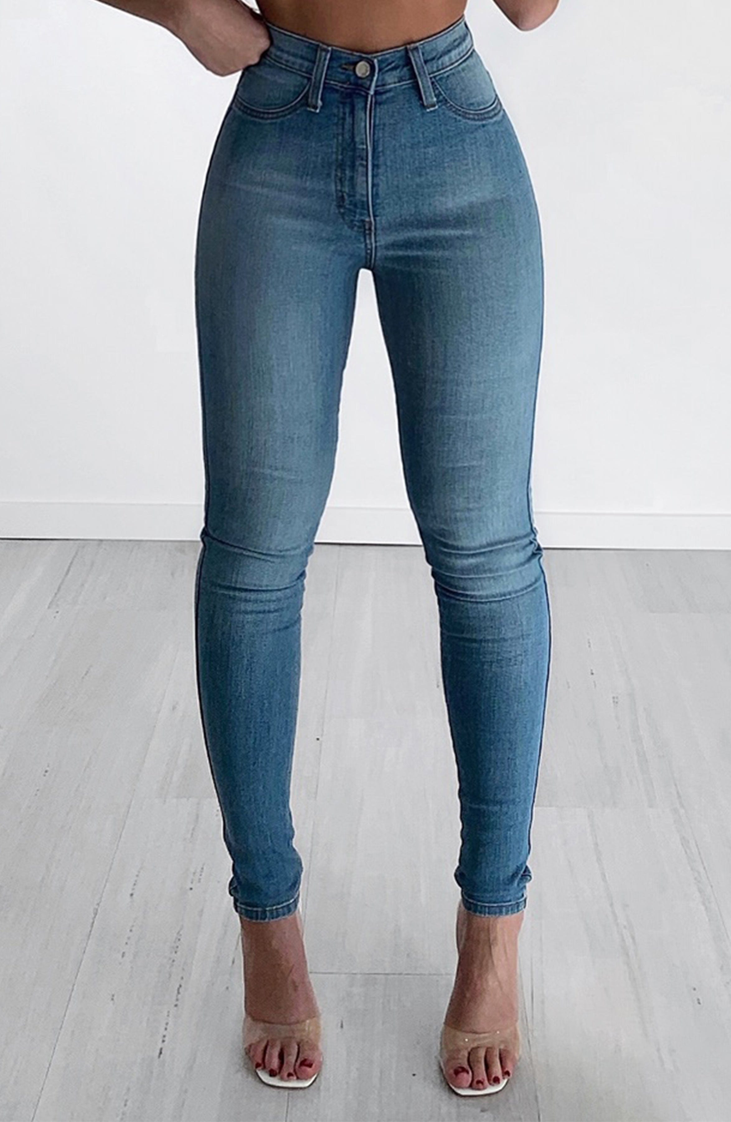 Kyla Jeans - Light Blue - Napalia