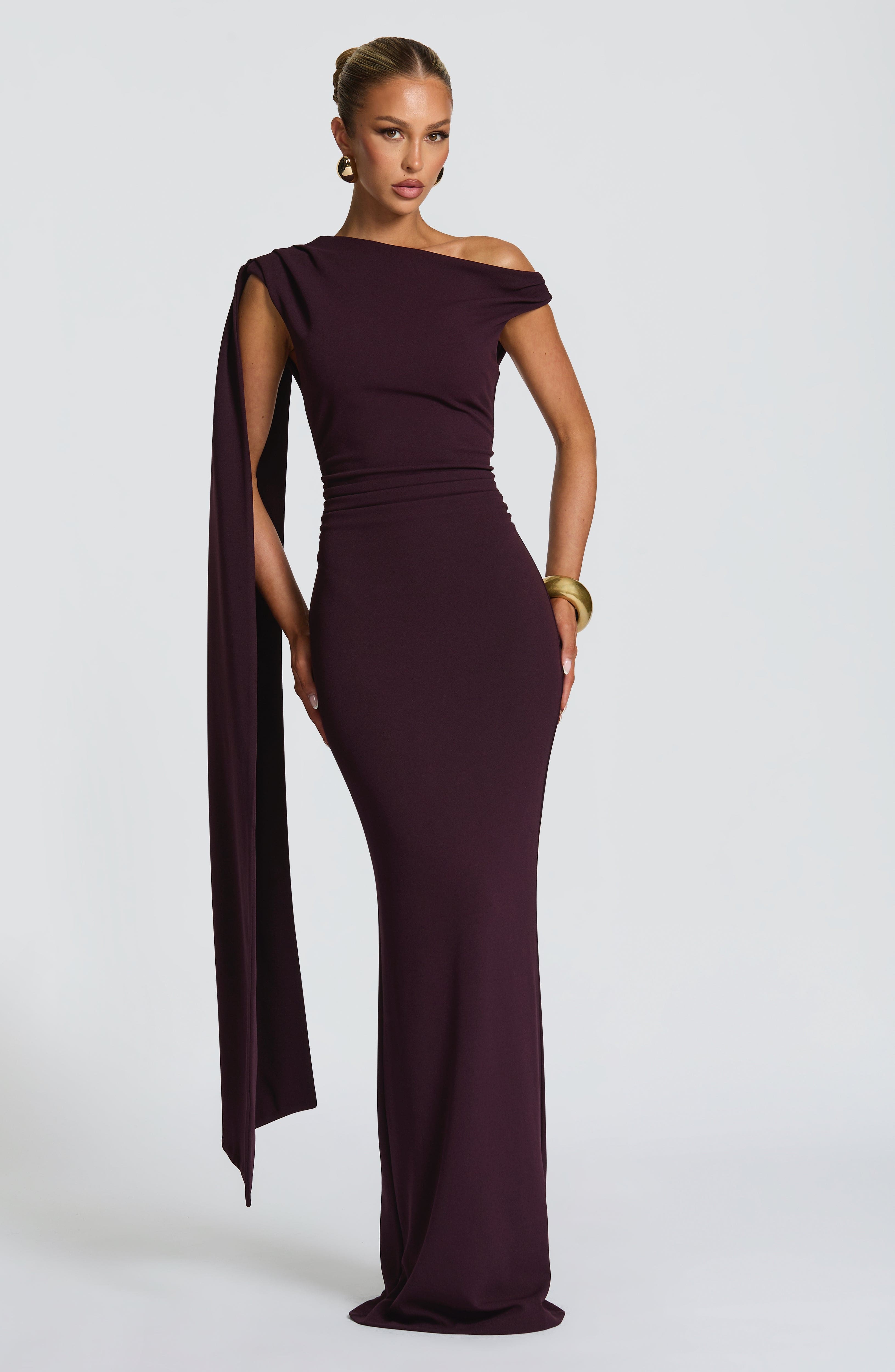 Kylie Maxi Dress - Plum - Napalia