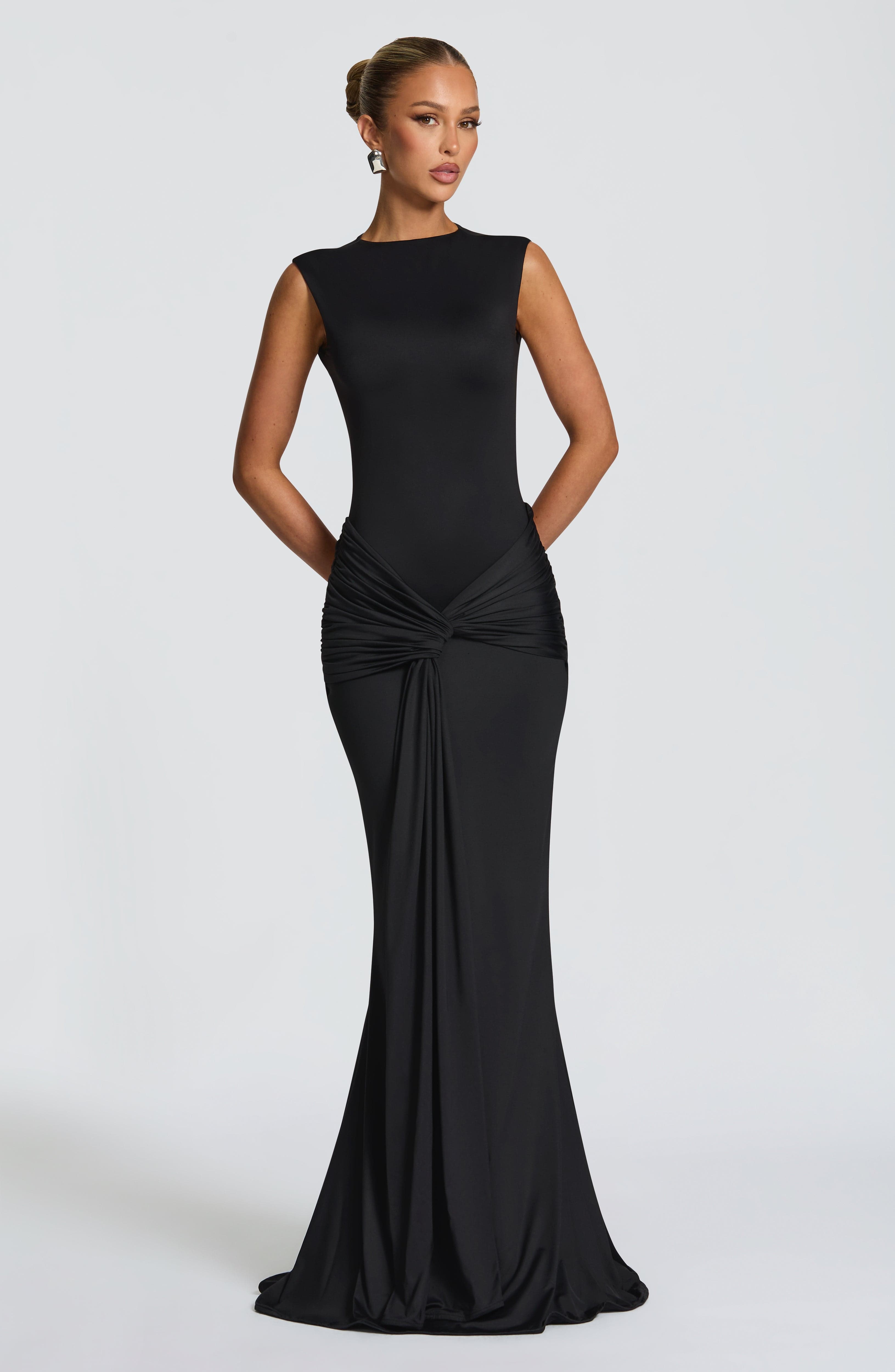 Lorenza Maxi Dress - Black - Napalia