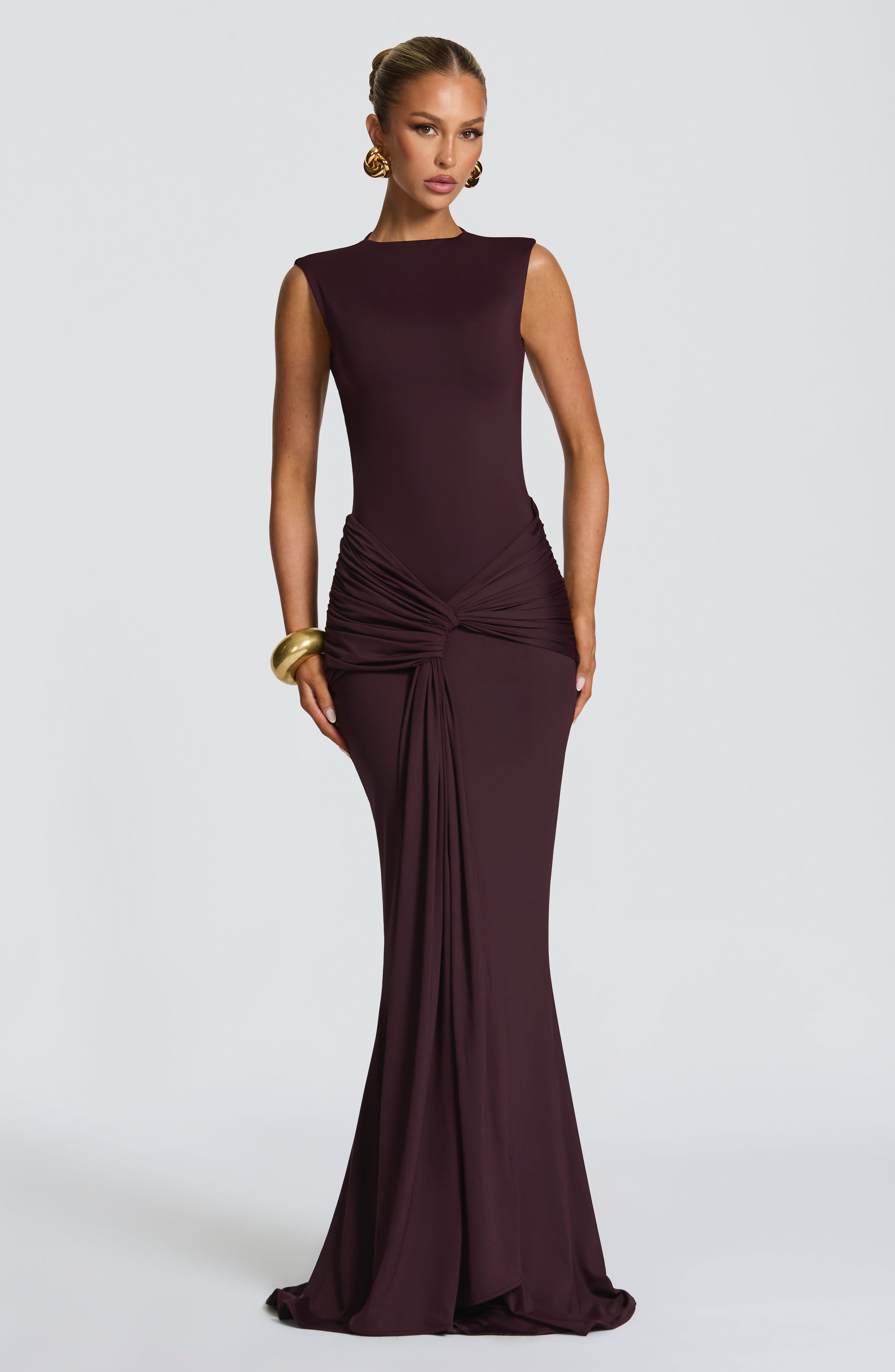Lorenza Maxi Dress - Plum - Napalia