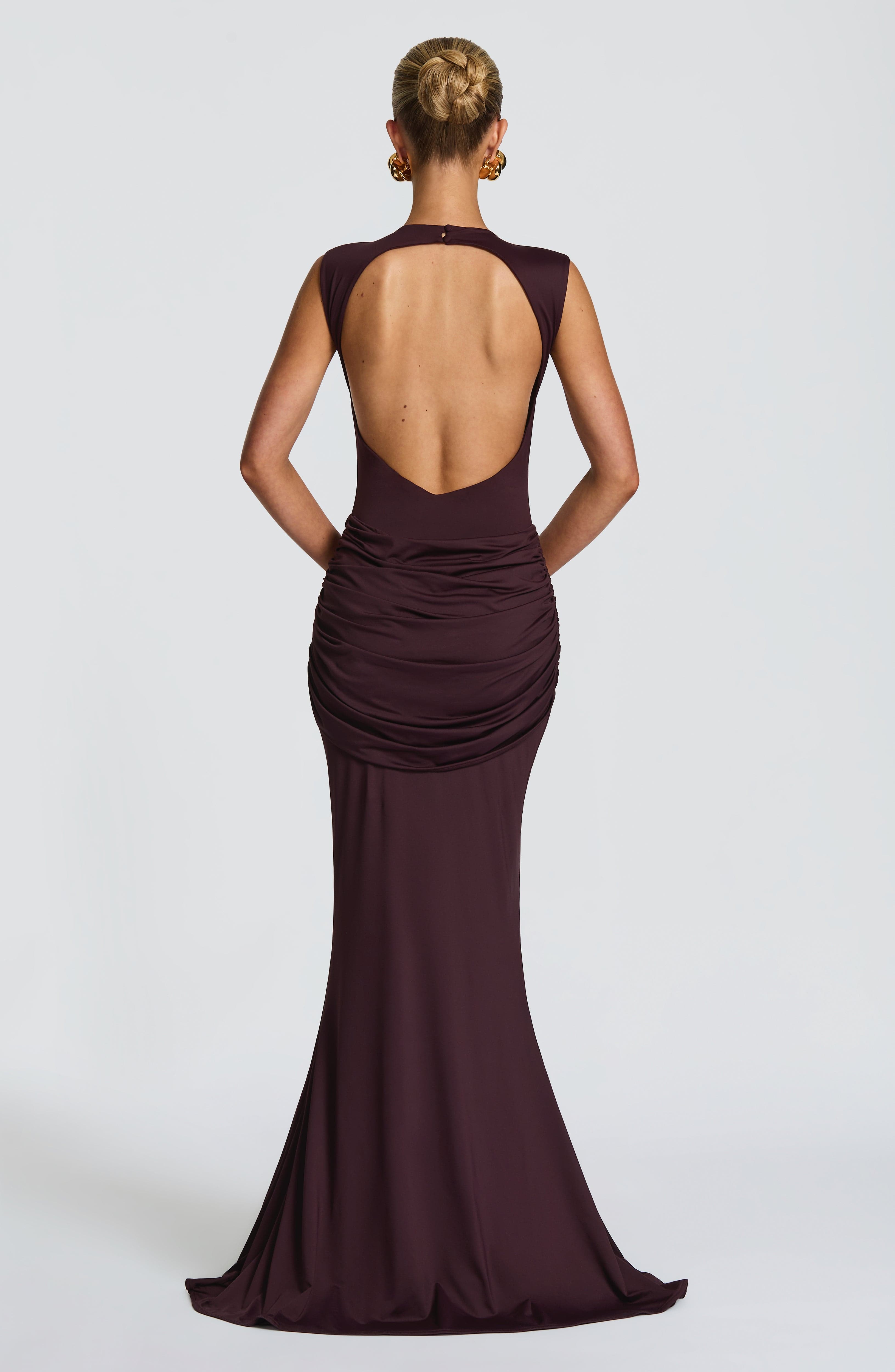 Lorenza Maxi Dress - Plum - Napalia