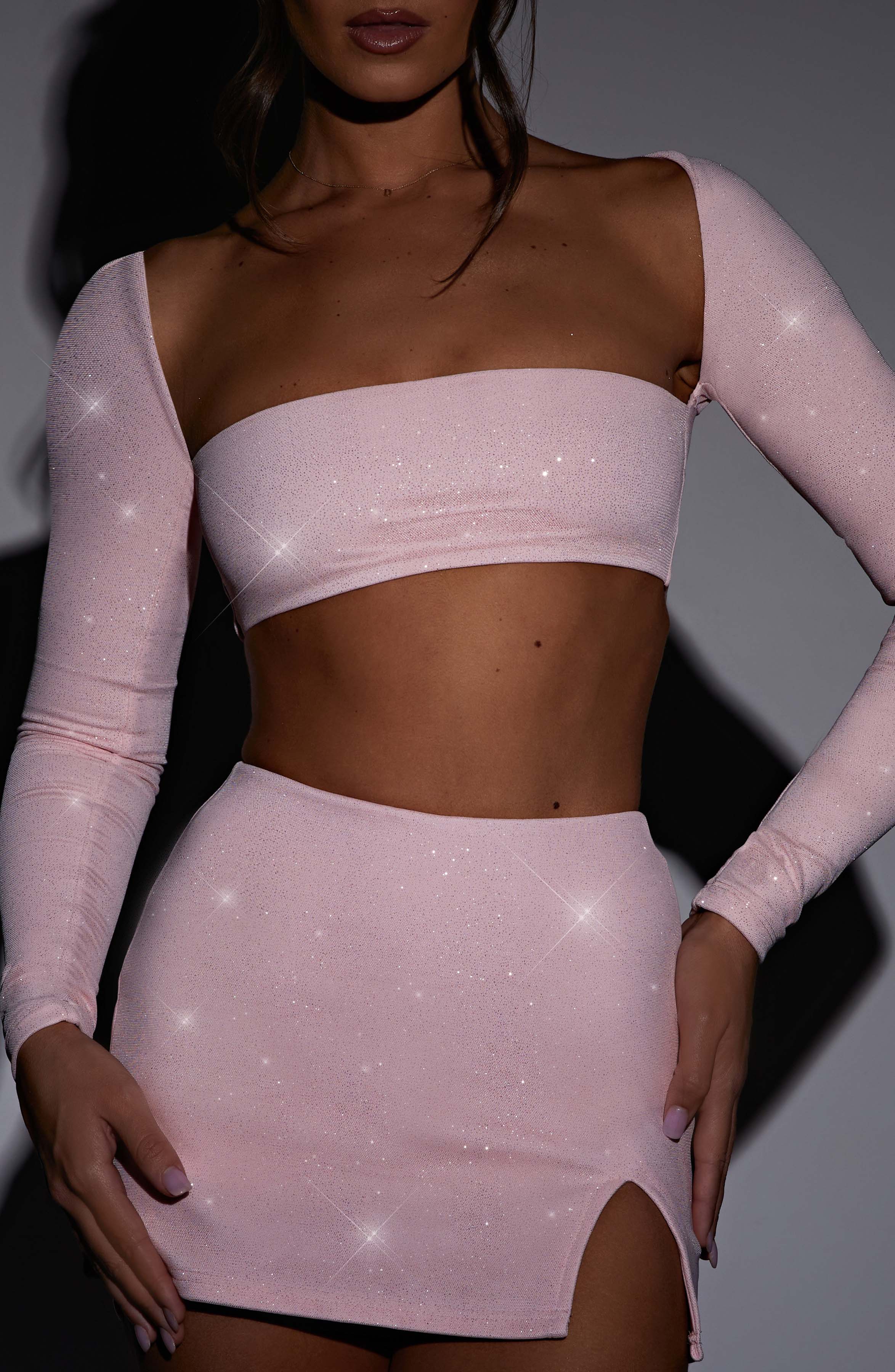 Lucianna Top - Pink Sparkle - Napalia