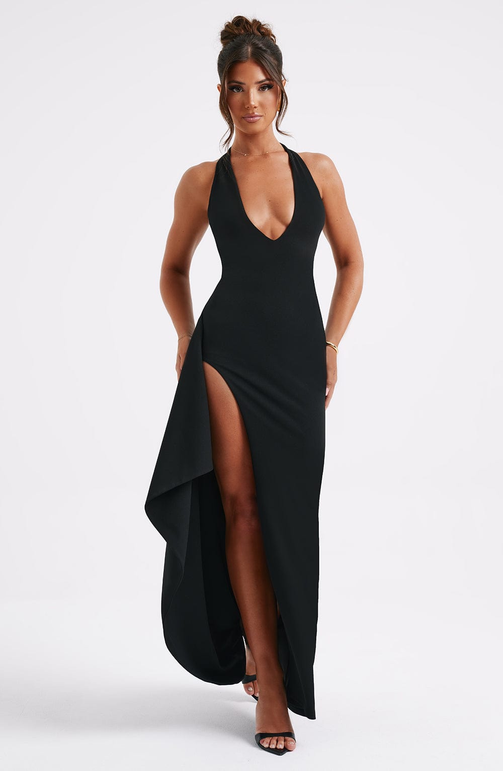 Luella Maxi Dress - Black - Napalia